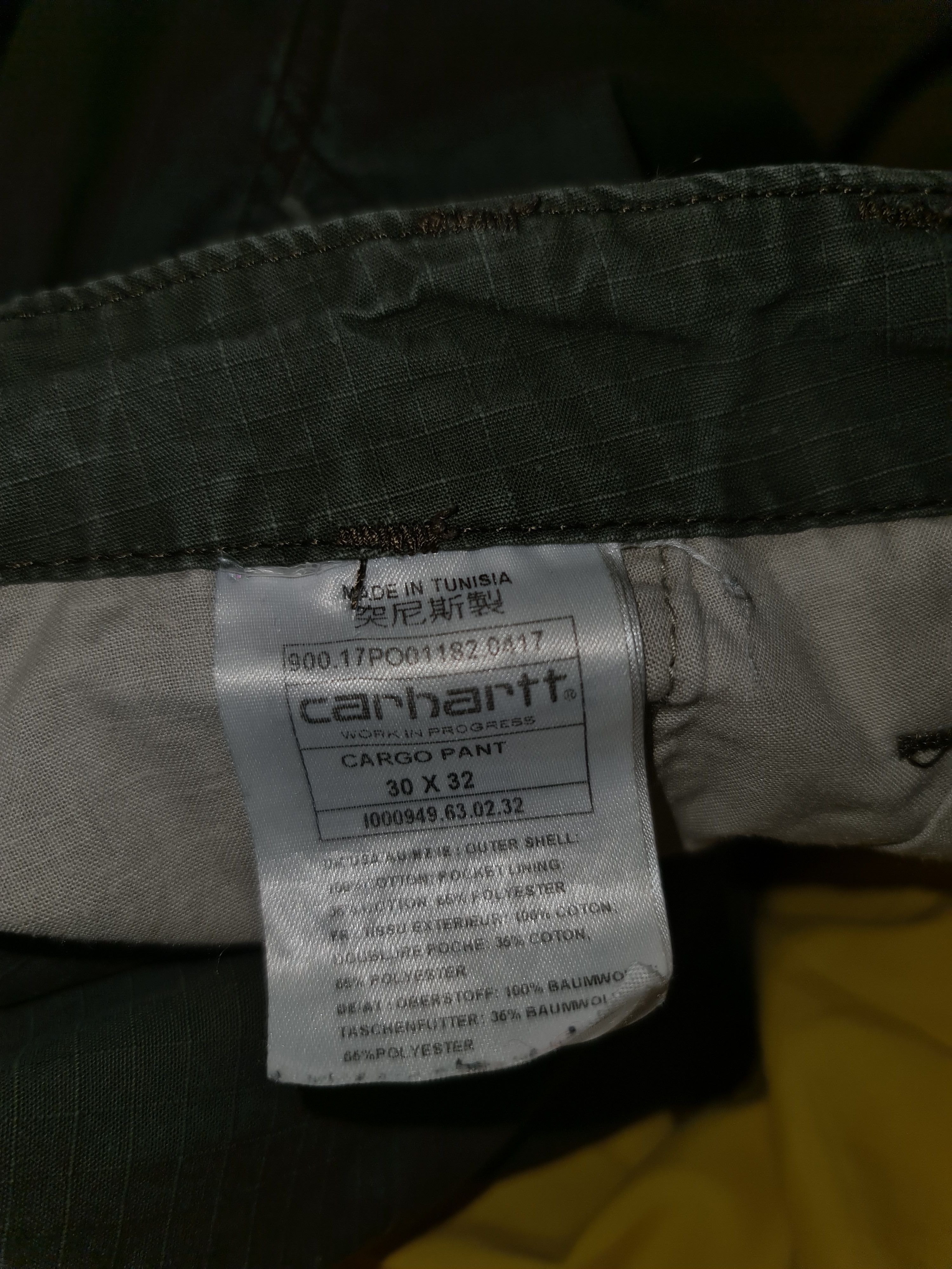 Carhartt Vintage Carhartt Cargo Painted Camo Pants Distressed Y2K Size US 33 - 14 Thumbnail
