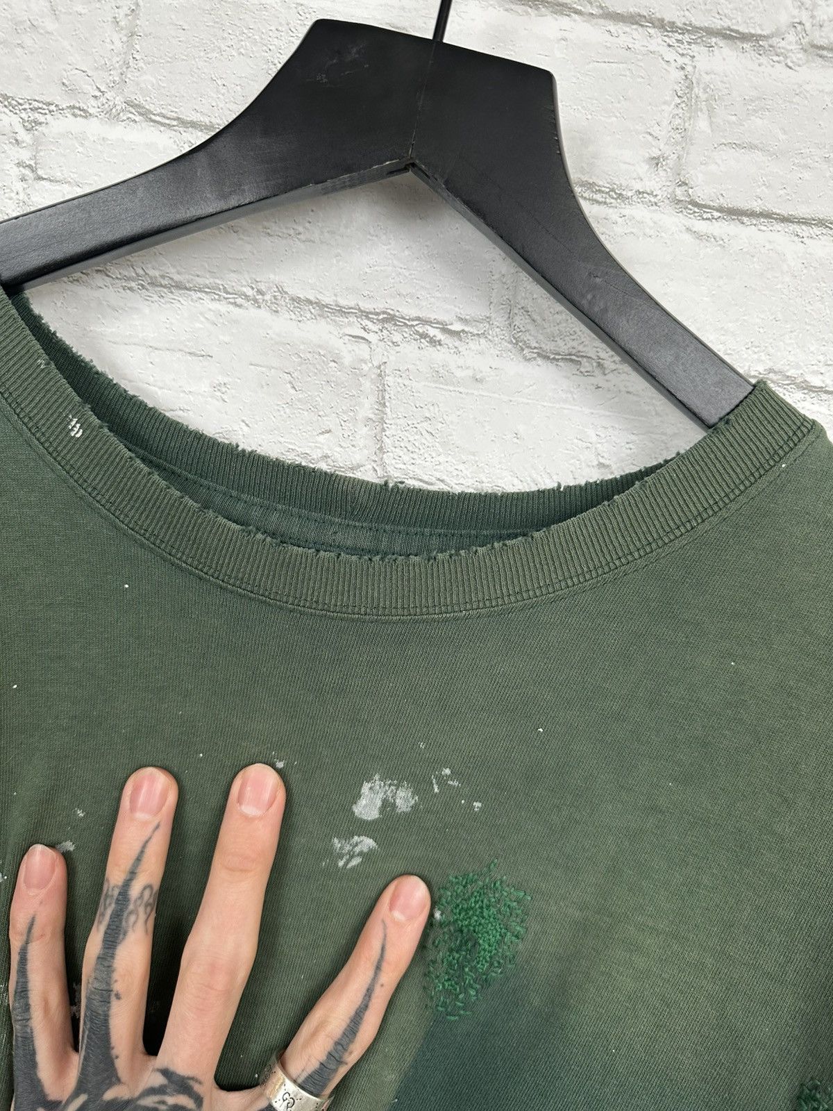 Carhartt (2XL) SICK PAINT THRASHED Carhartt Ghost Pocket Tee Size US XXL / EU 58 / 5 - 8 Thumbnail