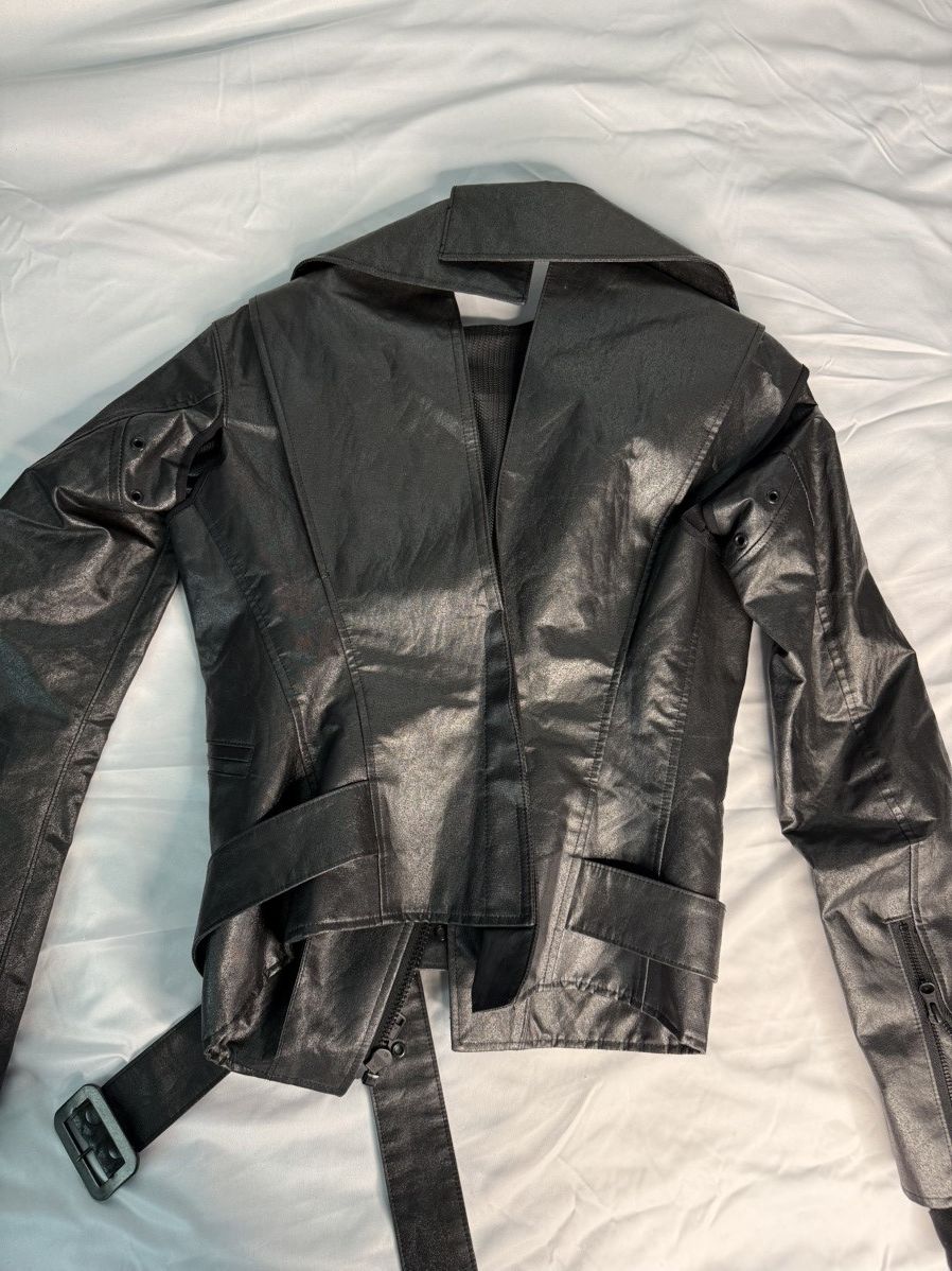 Junya Watanabe Junya Watanabe Metallic Biker Jacket Size S / US 4 / IT 40 - 4 Thumbnail