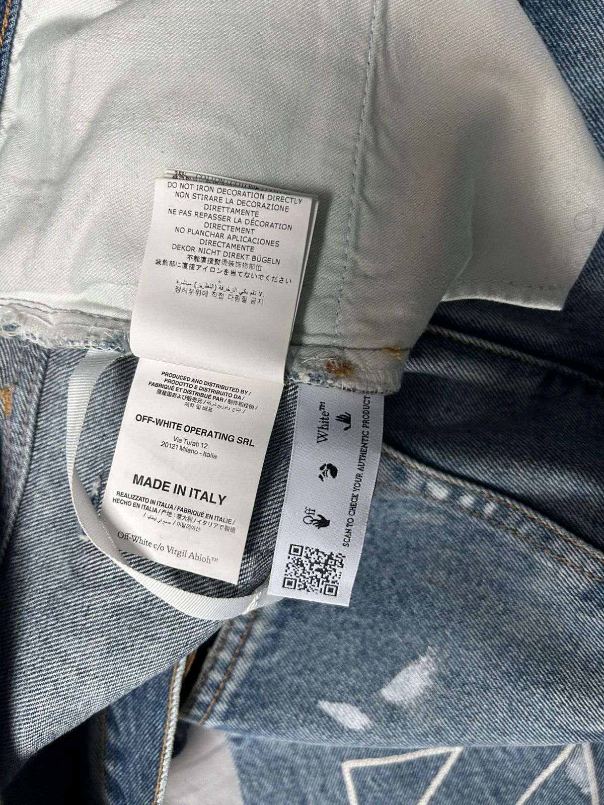 Off-White Off-white jeans Size US 35 - 9 Thumbnail