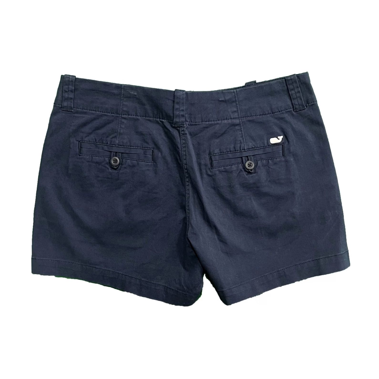 Vineyard Vines VINTAGE not -> Vineyard Vines Women's Blue Blazer Shorts Everyday Solid Pockets (S04) Size 36" / US 14 / IT 50 - 3 Thumbnail