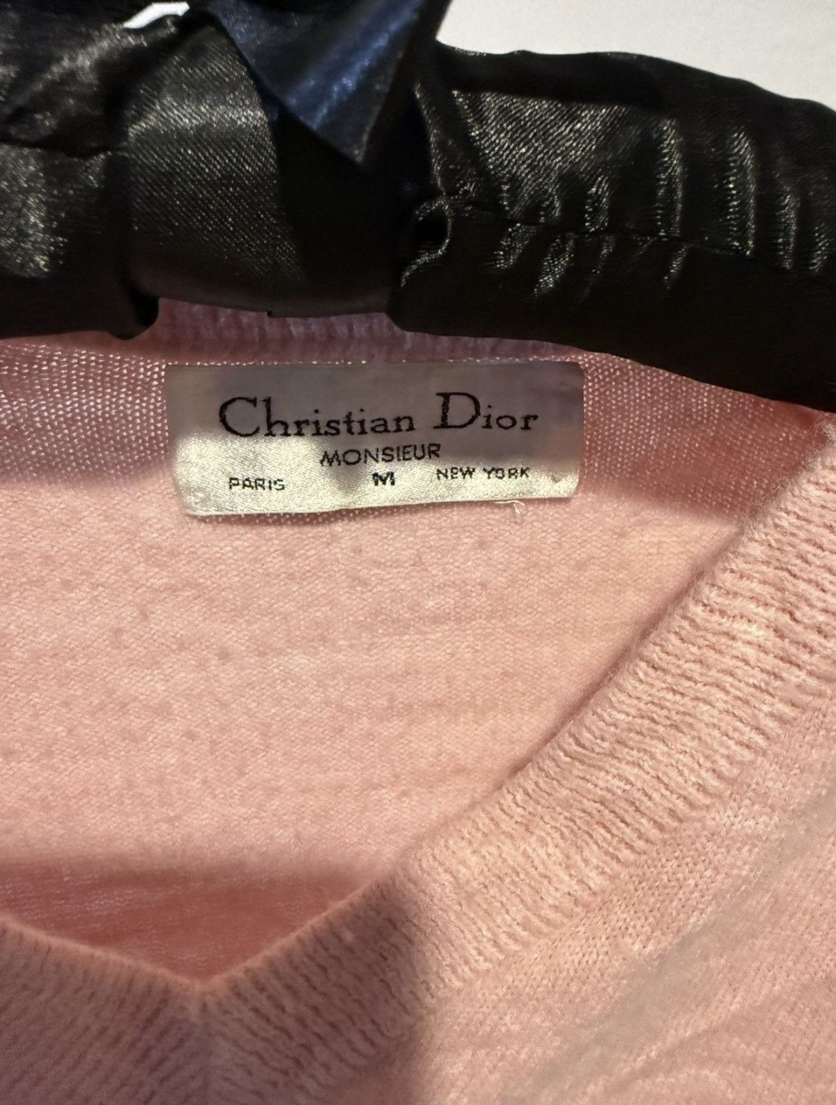 Christian Dior Monsieur Pink Dior Monsieur V-neck Sweater Size US M / EU 48-50 / 2 - 3 Thumbnail