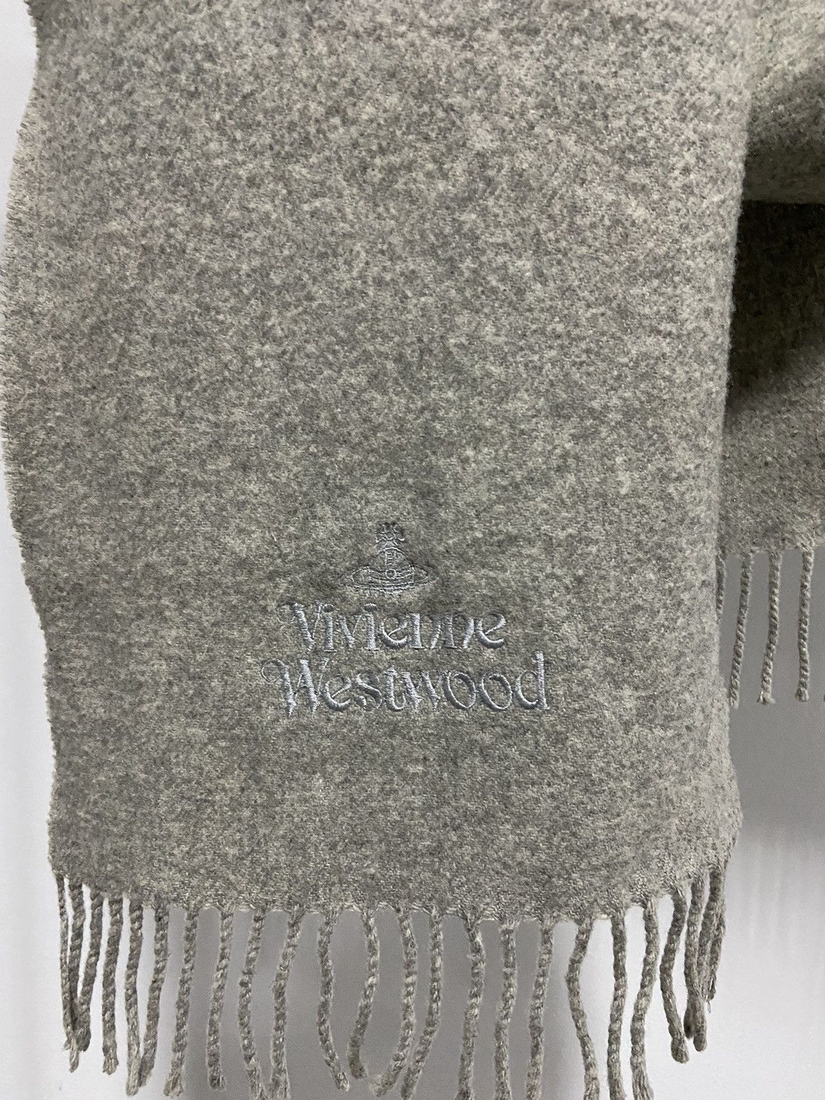 Vintage × Vivienne Westwood Vivienne Westwood scarf vintage logo wool Size ONE SIZE - 2 Thumbnail