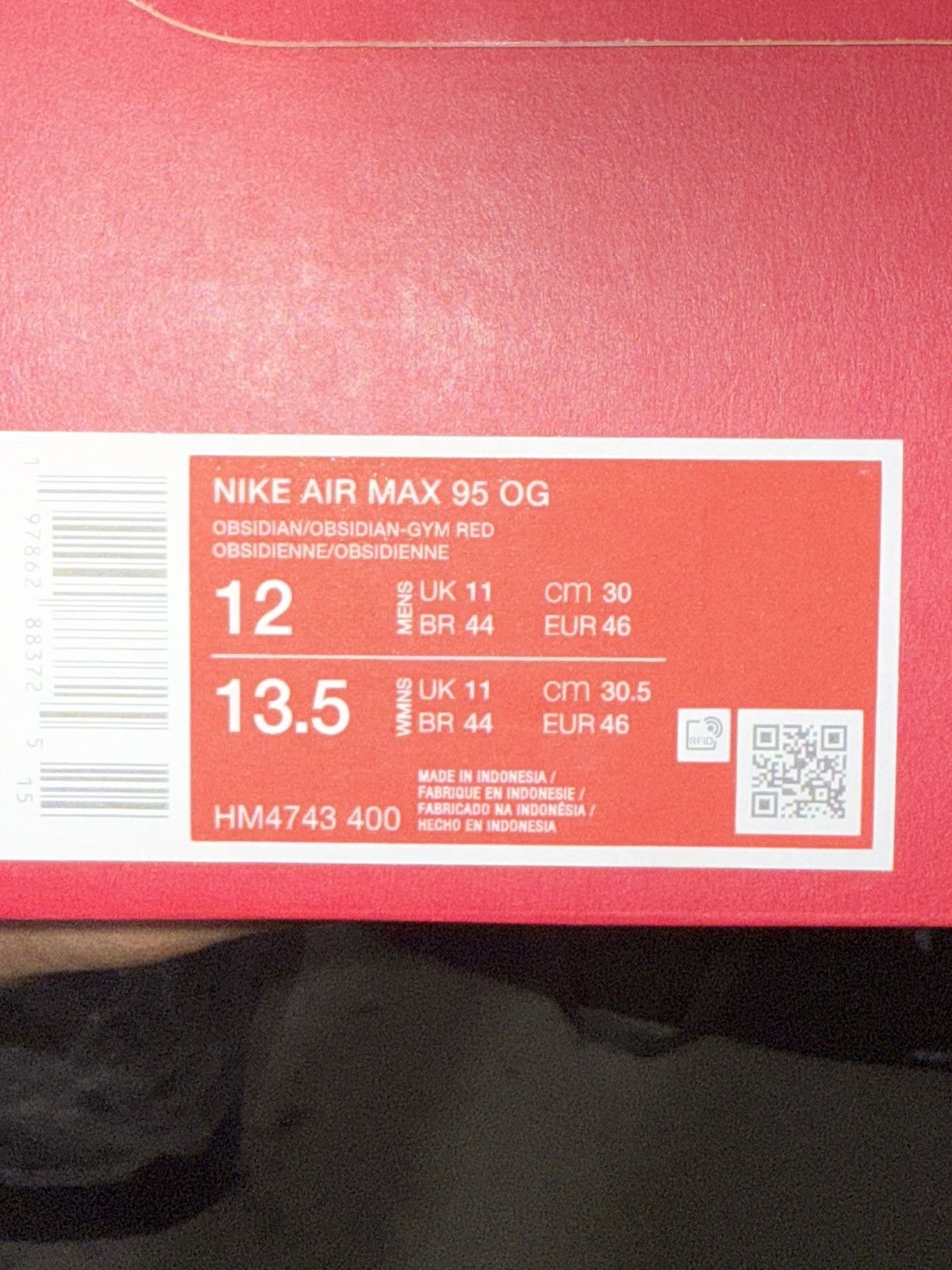 Levi's Air Max 95 OG Size US 12 / EU 45 - 5 Thumbnail