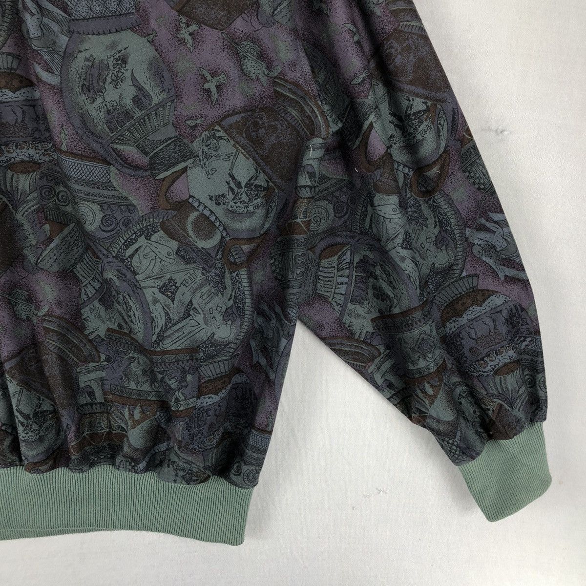 Japanese Brand Vintage 80's Polo Shirt Abstract Art by Robert Hero Homme Size US L / EU 52-54 / 3 - 3 Thumbnail
