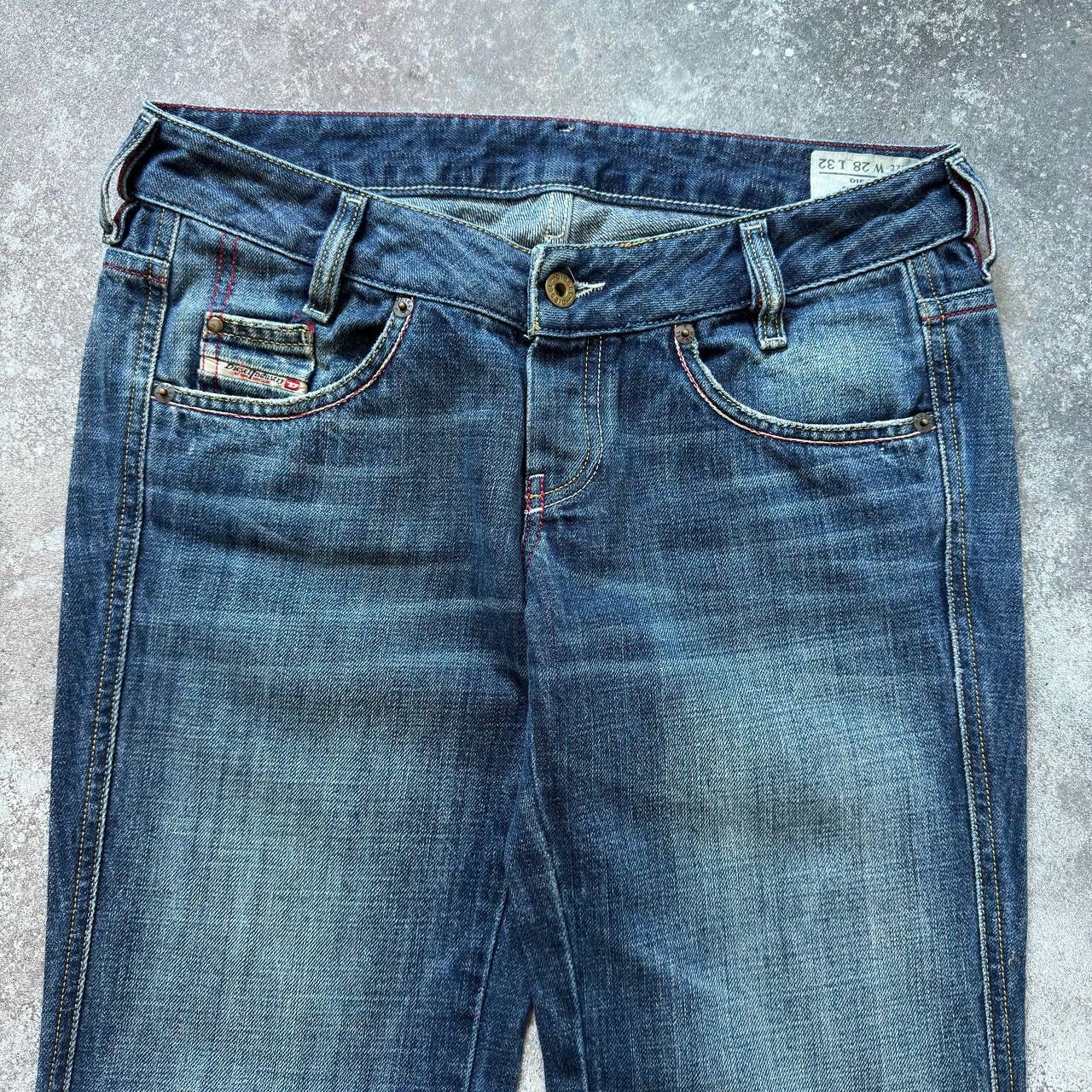 Diesel × Vintage Diesel Vintage Washed Flared Bootcut Jeans 00’s y2k retro Size 28" / US 6 / IT 42 - 3 Thumbnail