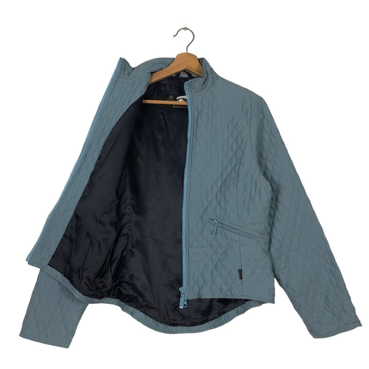 Barbour VINTAGE BARBOUR QUILTED L115 MICROFIBRE JACKET (SHORT) Size US S / EU 44-46 / 1 - 9 Thumbnail