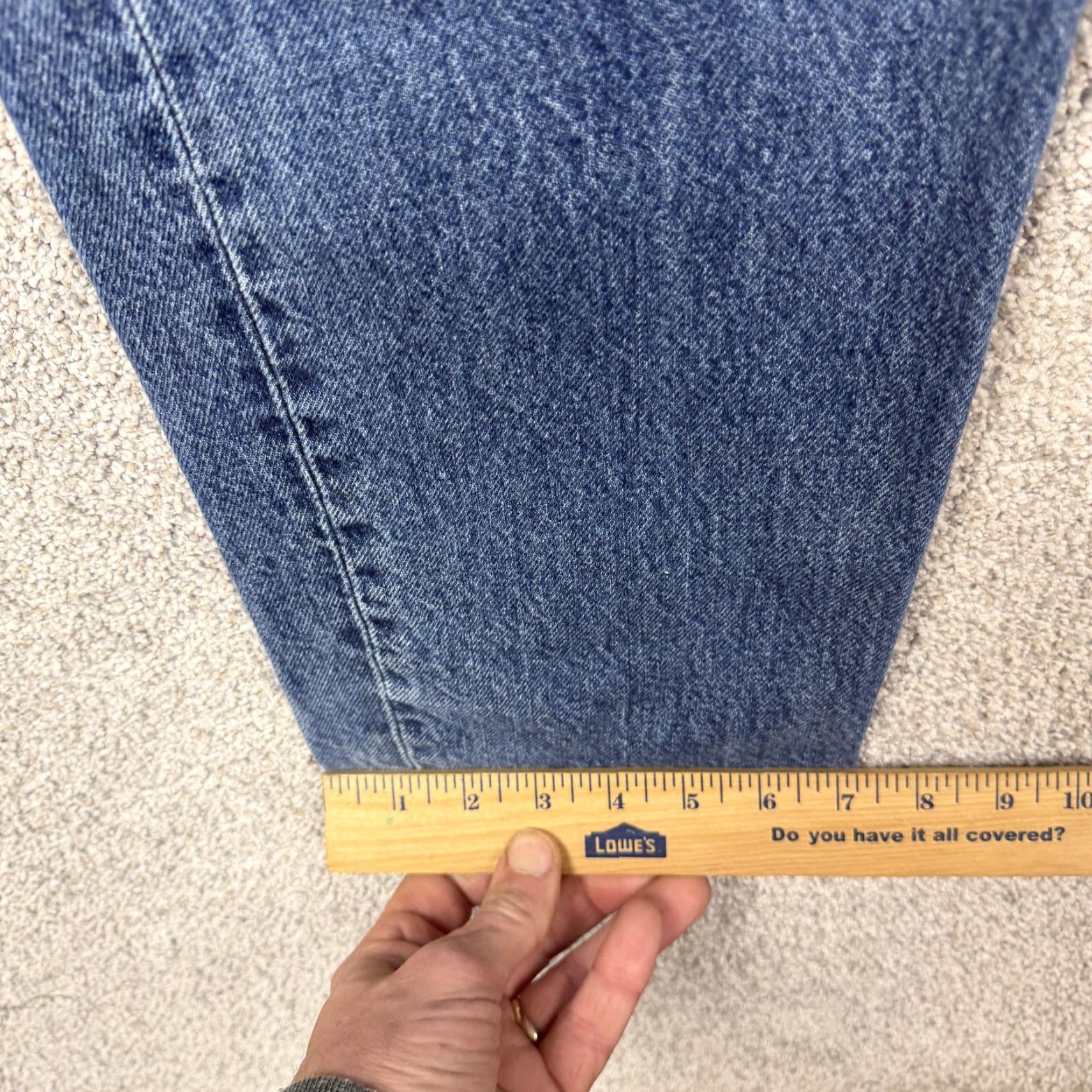 Gap VINTAGE Gap Jeans Womens 16 Regular 33x30 Blue Denim High Rise Classic Fit Tapered 5-Pocket Grunge 90s Size 38" / US 16 / IT 52 - 5 Thumbnail