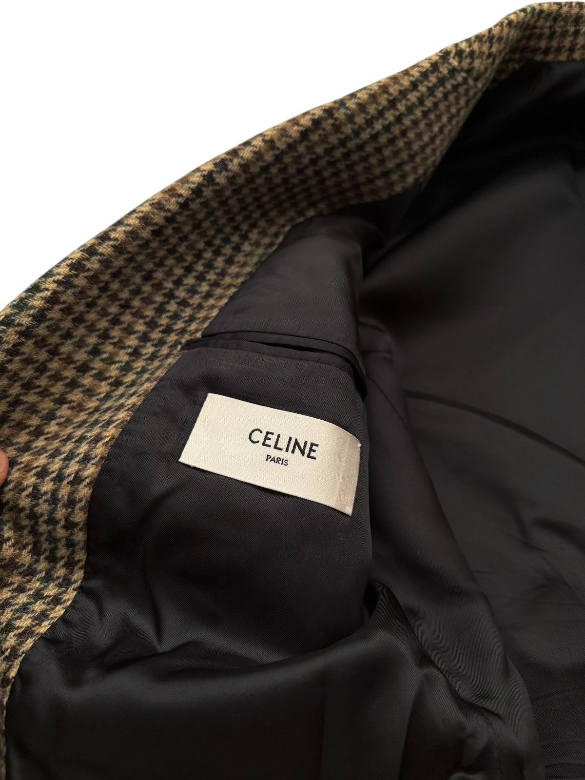 Celine 2019 Tournon Houndstooth Wool Blazer Size US M / EU 48-50 / 2 - 8 Thumbnail