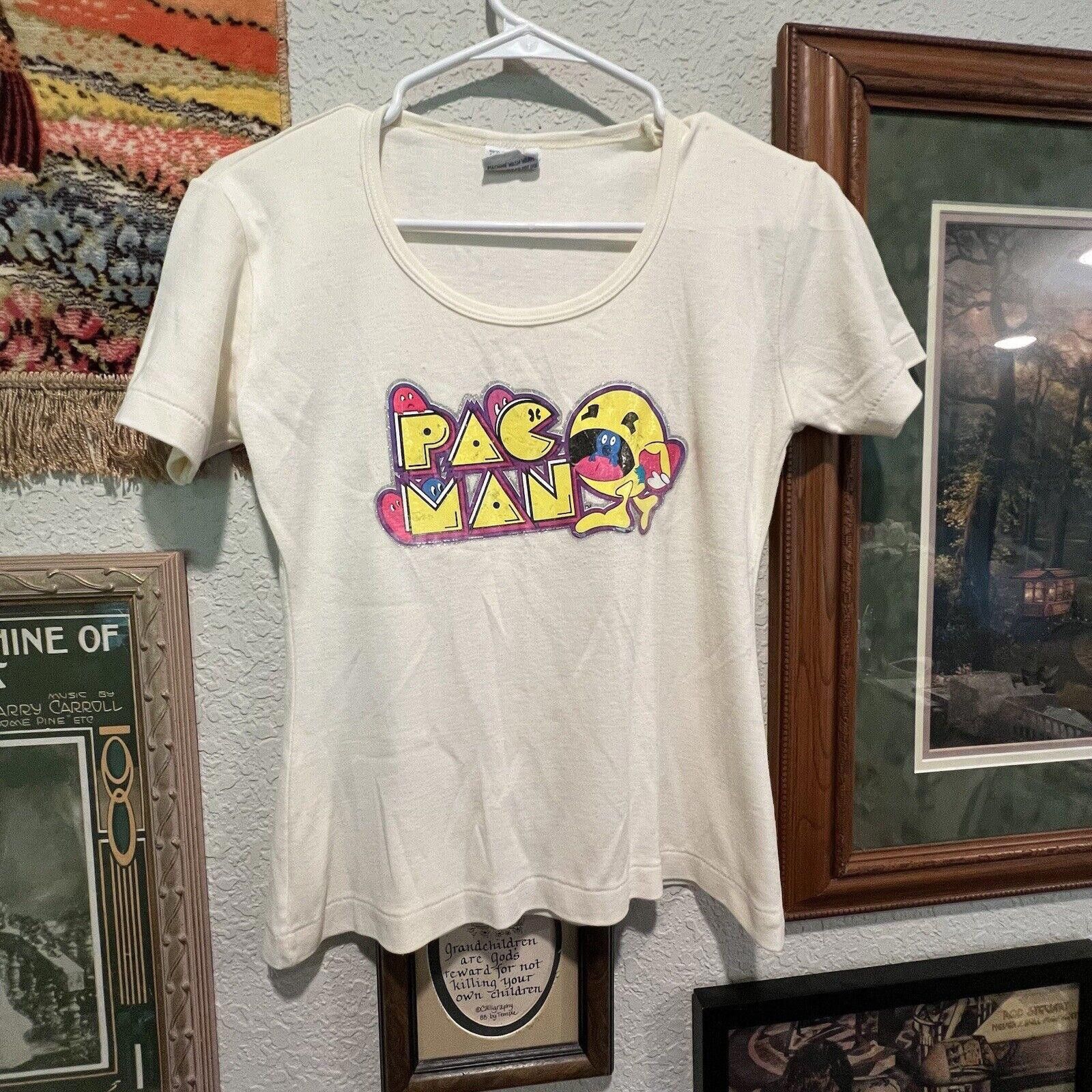 Designer Vintage 80’s PAC-MAN RARE Gaming Shirt Size Medium Size US M / EU 48-50 / 2 - 2 Thumbnail
