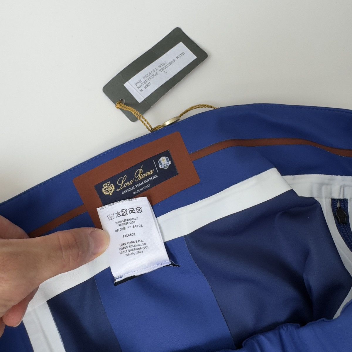 Loro Piana Loro Piana Taped Seams Euro Waterproof Trousers / Pants Size US 34 / EU 50 - 13 Thumbnail