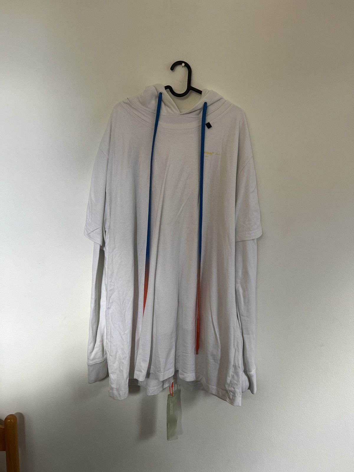 Off-White × Virgil Abloh Off white Acrylic Hoodie Size US XL / EU 56 / 4 - 4 Thumbnail