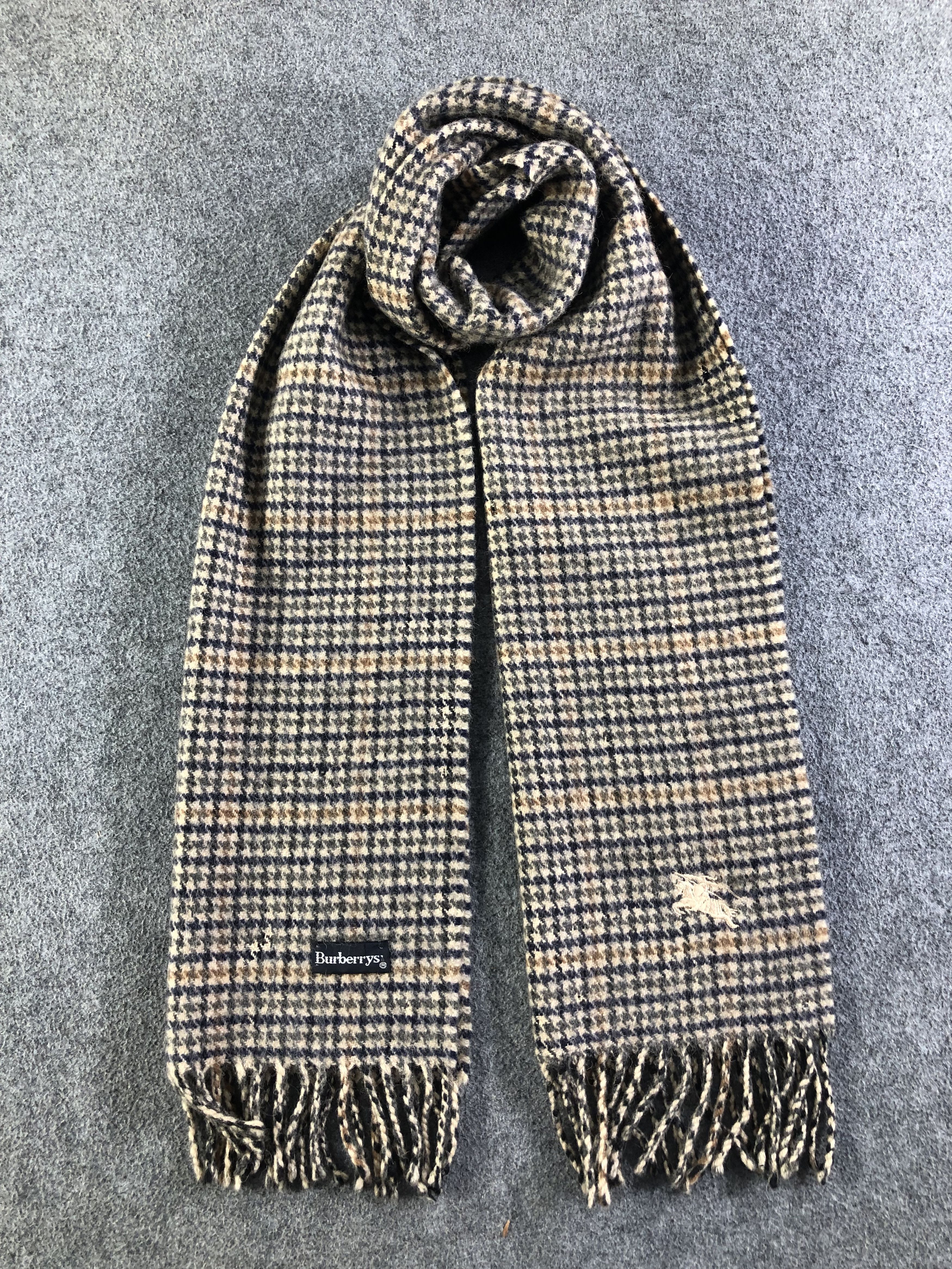 Burberry Burberry Wool Scarf / Muffler / Neckwear SS1306 Size ONE SIZE - 1 Thumbnail