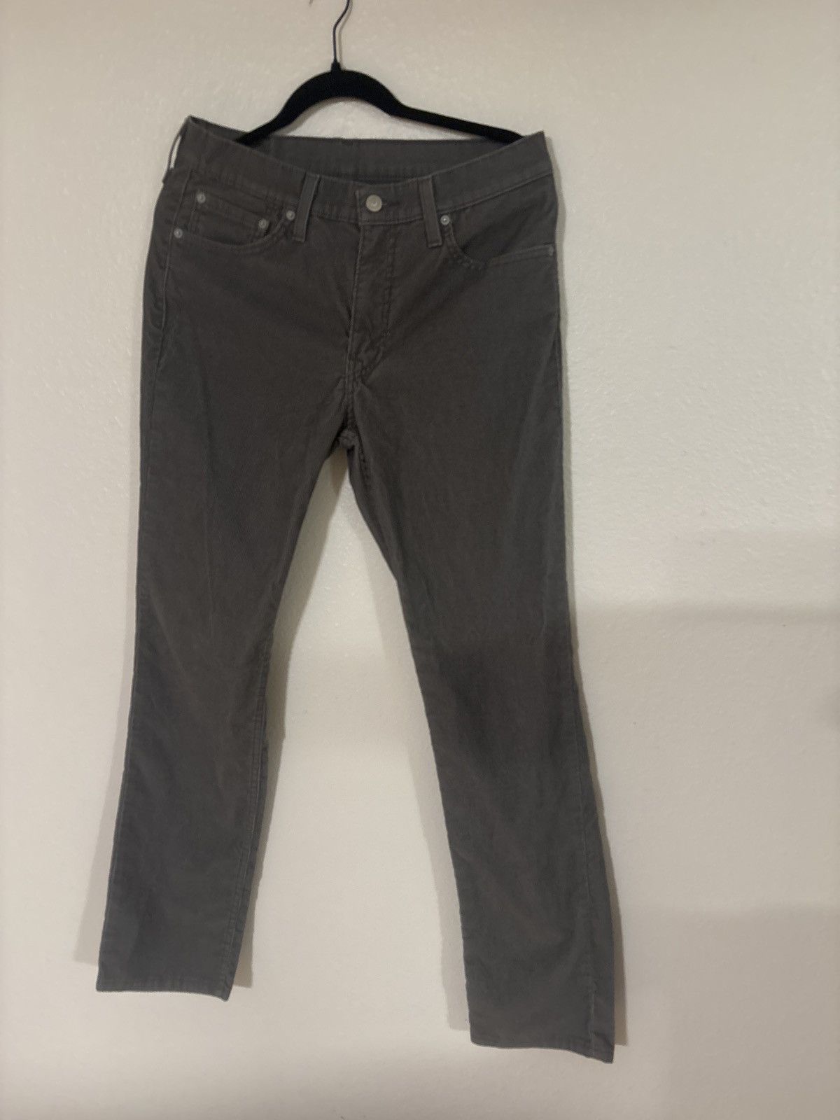 Levi's Grey corduroy levi 511 jeans Size US 32 / EU 48 - 1 Thumbnail
