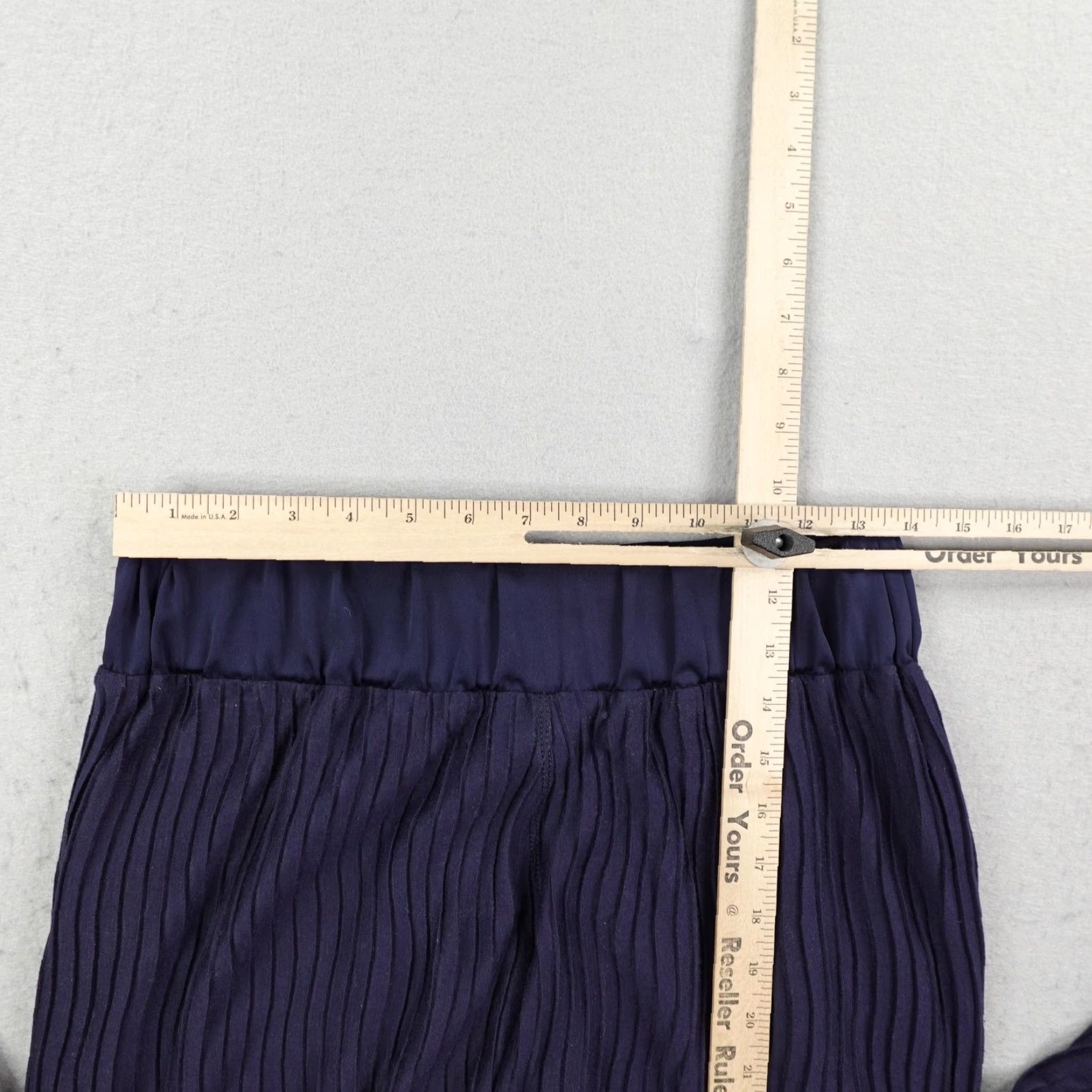 Anthropologie Pants Womens XS Navy Wide Leg Loose Flowy Lined Baggy Oversized