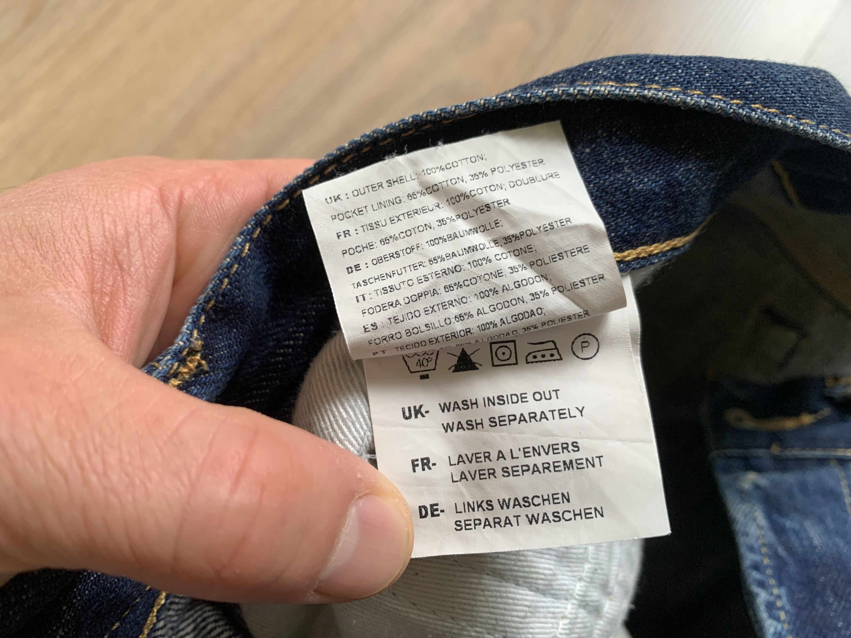 Edwin Vintage Edwin ED-80 Rainbow Selvedge Denim Slim Jeans Size US 30 / EU 46 - 12 Thumbnail