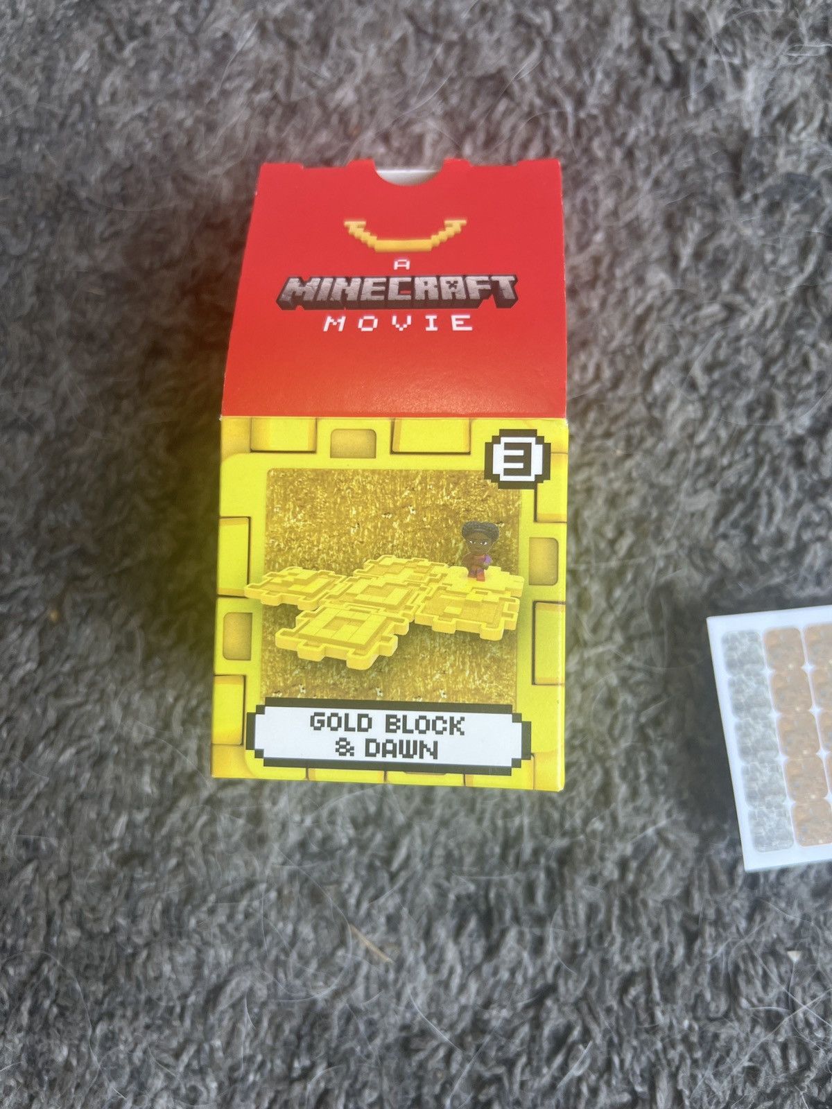 Warner Bros 2025 McDonald’s A Minecraft Movie Gold Block & Dawn Size ONE SIZE - 8 Thumbnail