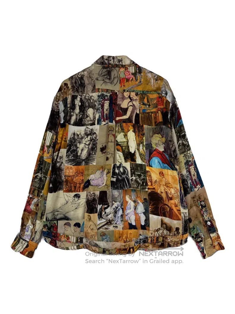 Y/Project Y/Project Oil Painting Printed Silk Shirt Size US XS / EU 42 / 0 - 2 Thumbnail