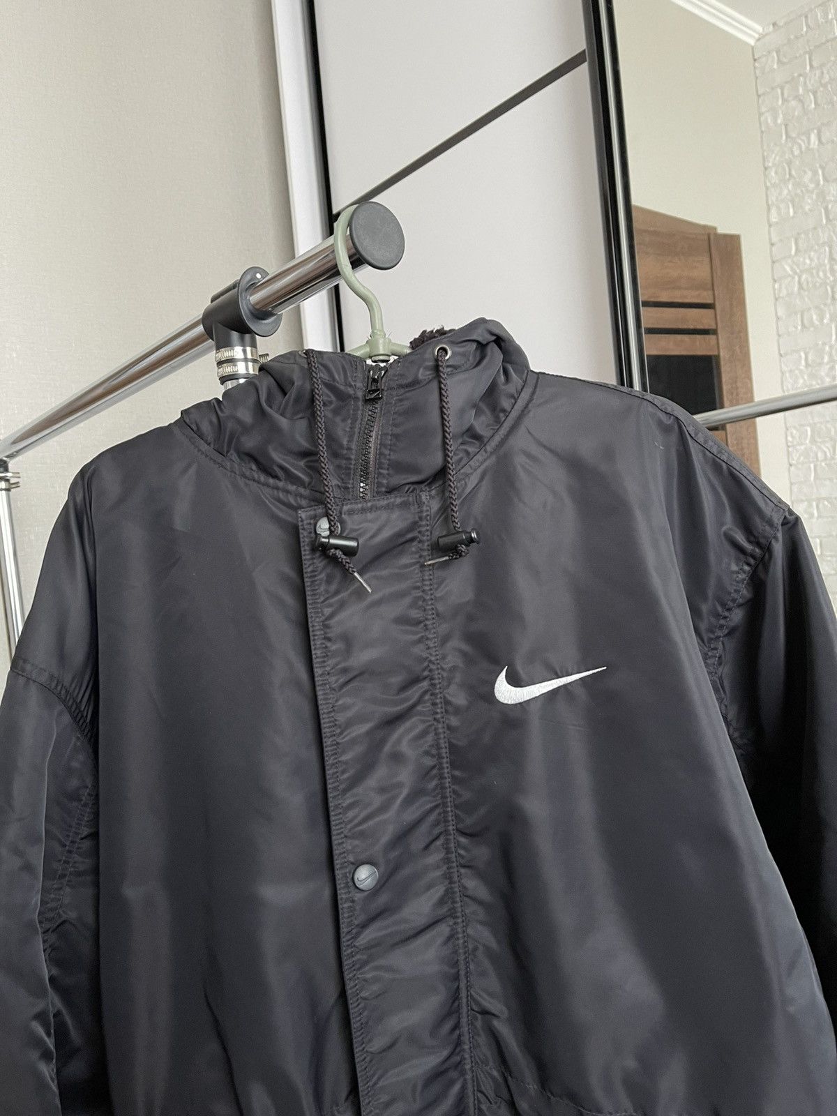 Nike Nike Vintage Parka Jacket Big Logo Swoosh 90s Size US L / EU 52-54 / 3 - 8 Thumbnail