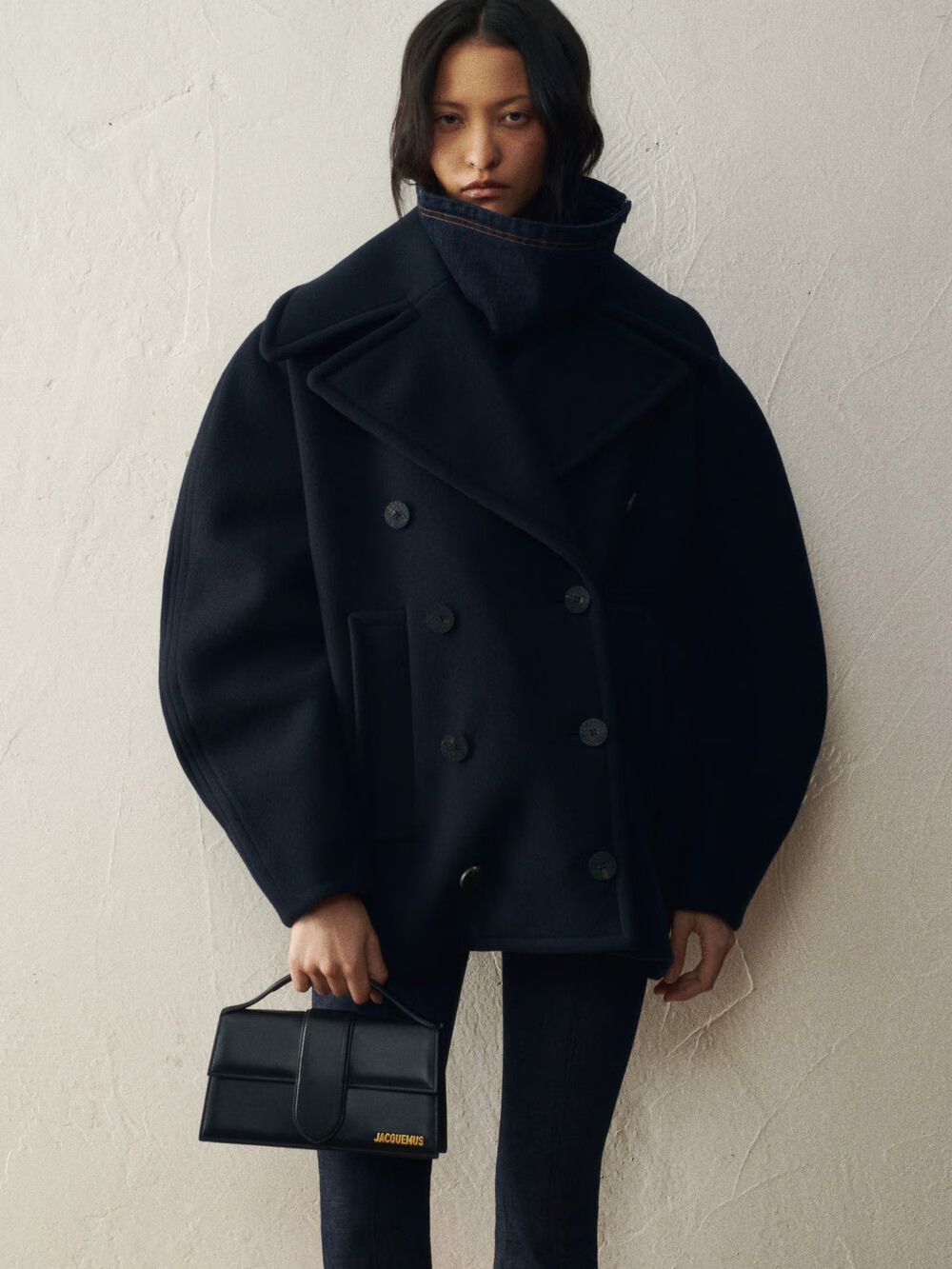 Jacquemus o1la1rc1a0925 Size: OS / Large Bambino Bag in Black Size ONE SIZE - 6 Thumbnail