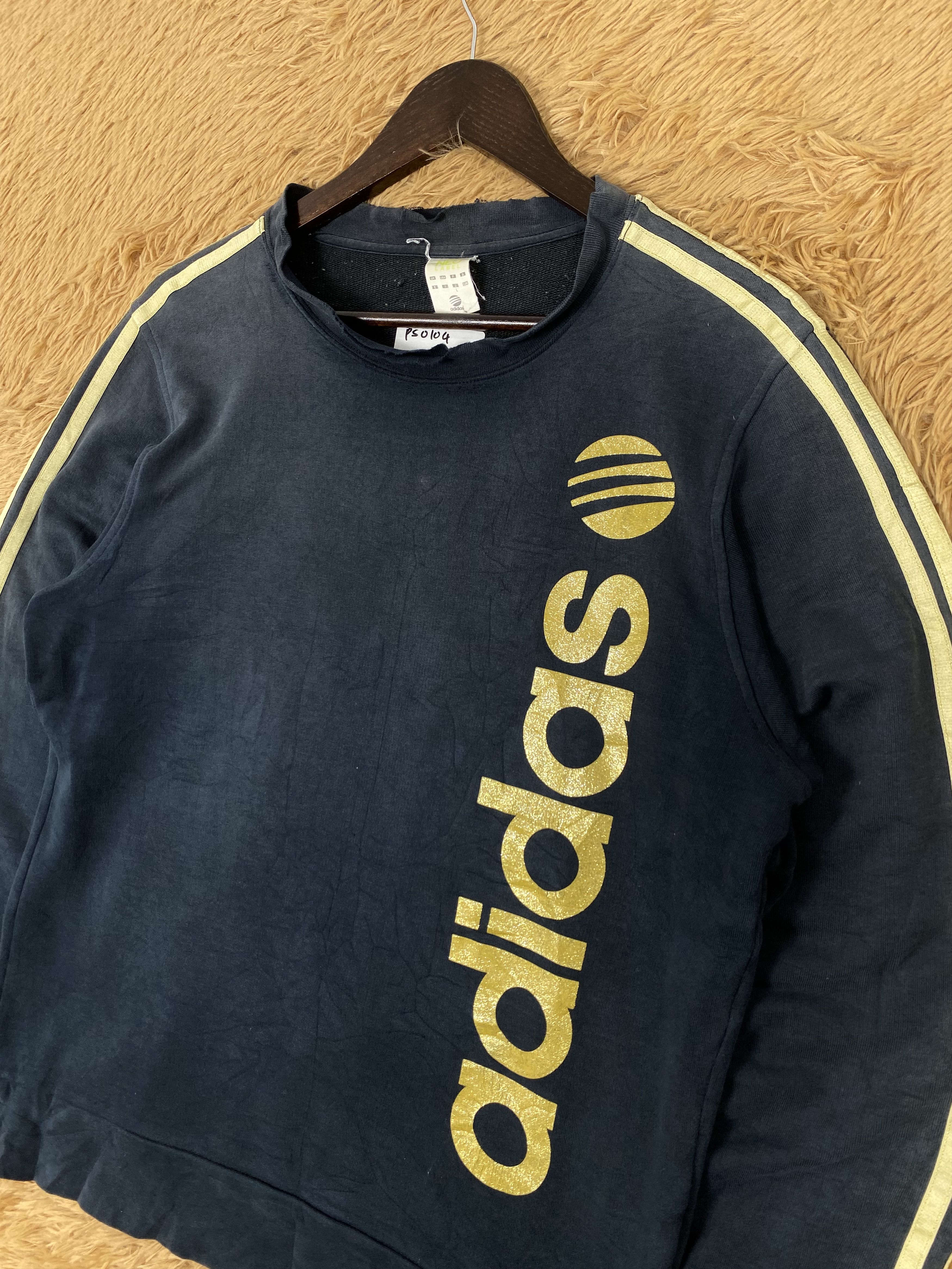 Adidas Vintage Adidas Neo Big Logo Sweatshirts PS0104 Size US M / EU 48-50 / 2 - 2 Thumbnail