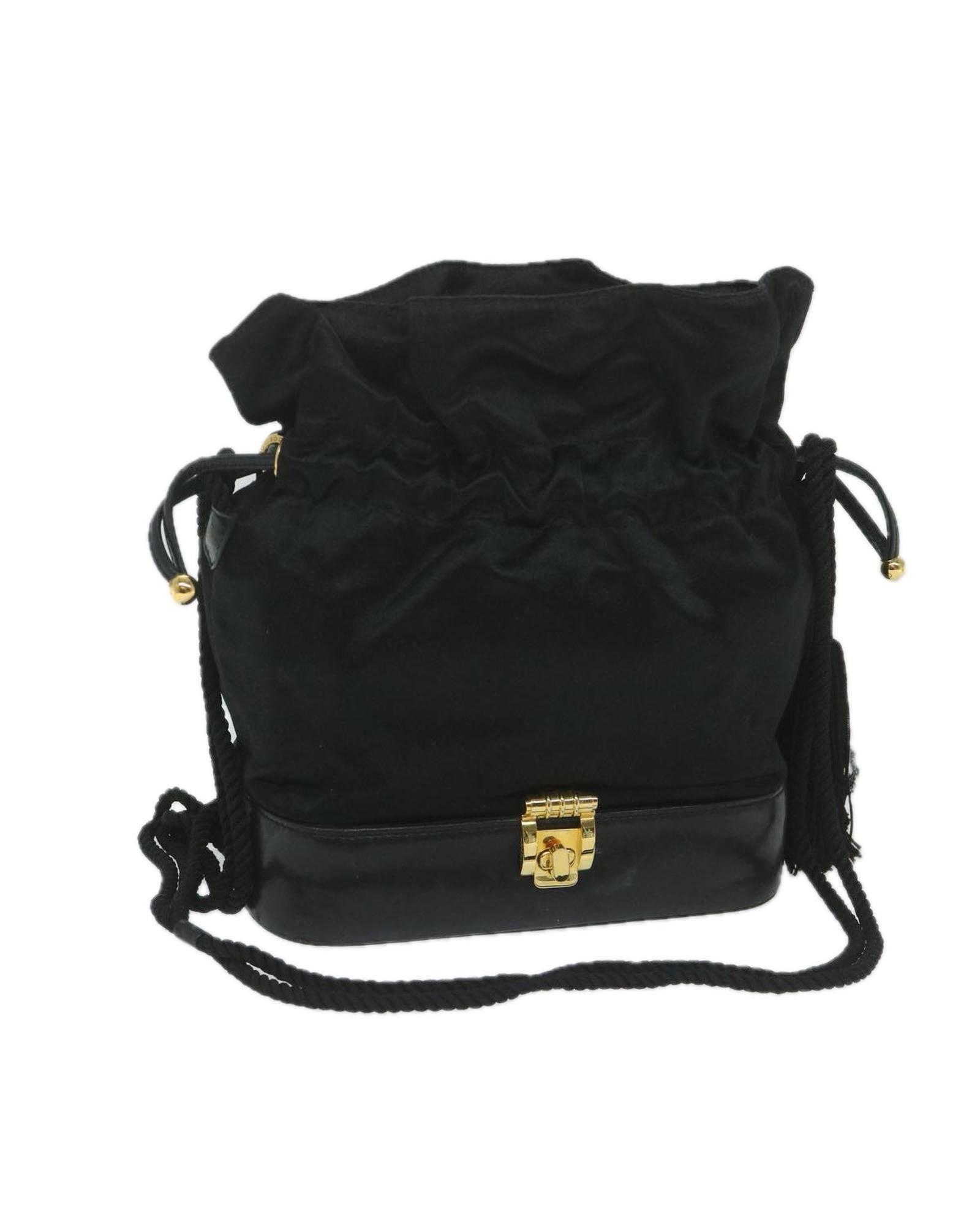 image of Gucci Black Synthetic Shoulder Bag By Renowned Luxury Brand, Women's