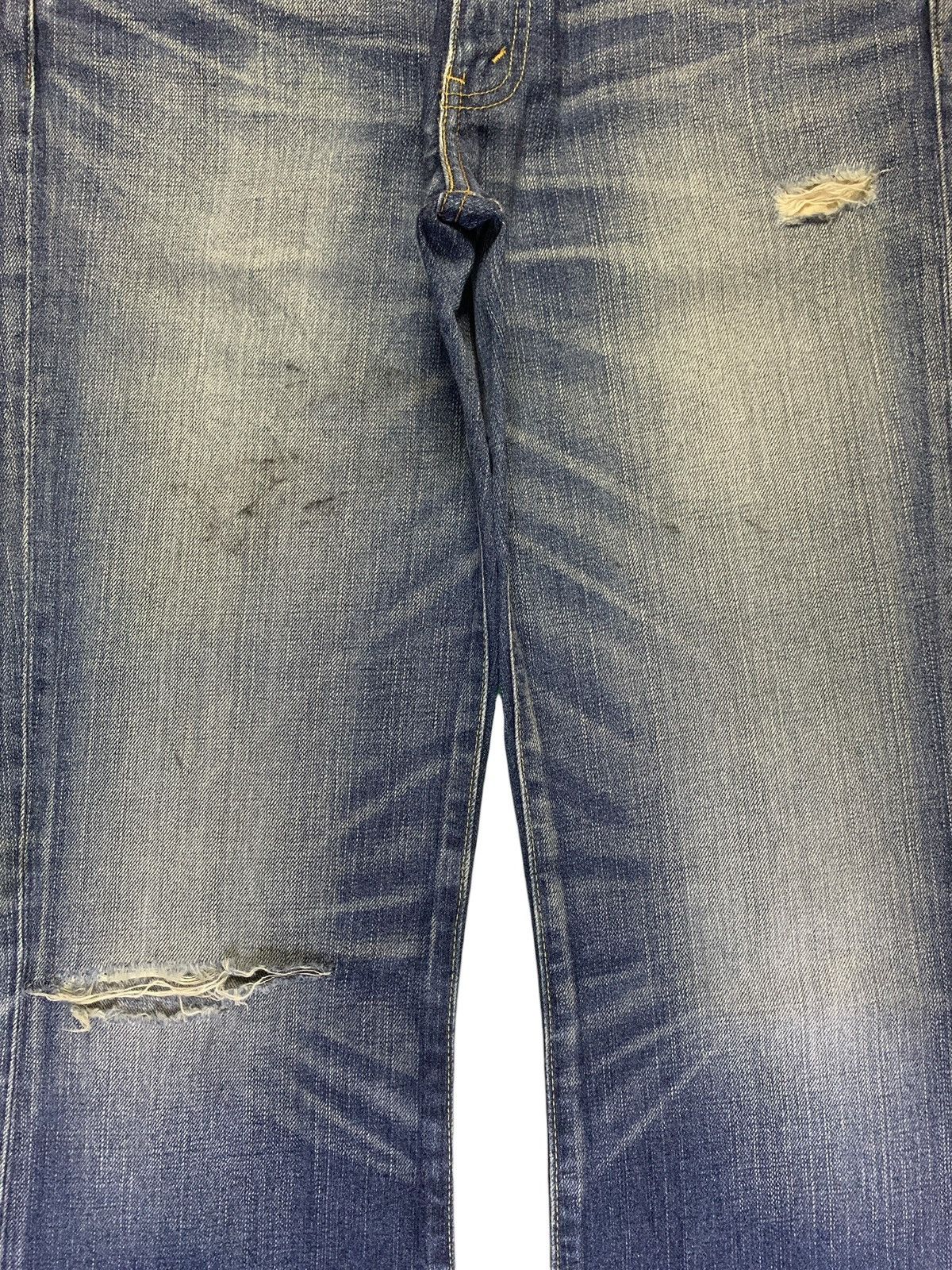 Levi's Vintage 90s Levis 517 Faded Wash Distressed Flare Jeans Size US 33 - 5 Thumbnail