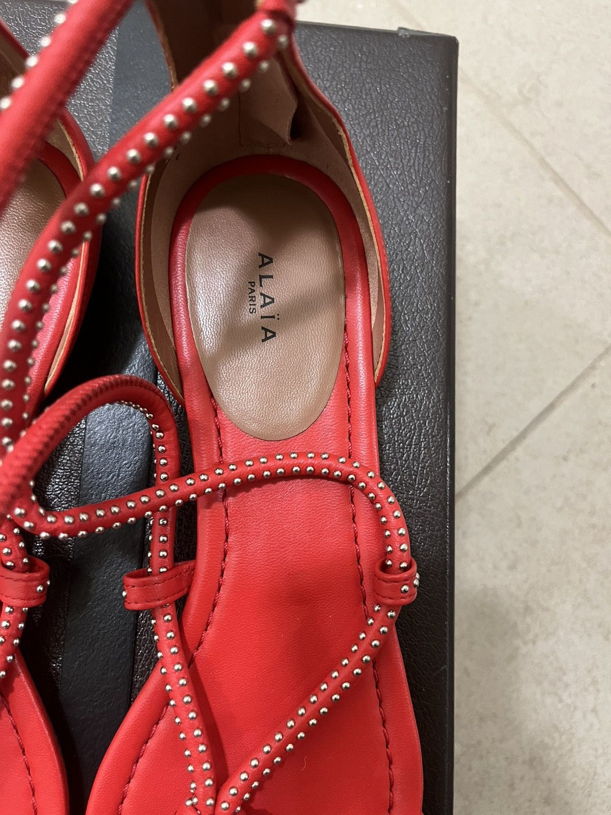 Alaia Alaia Sandals Sz 39/9us Size US 9 / IT 39 - 5 Thumbnail