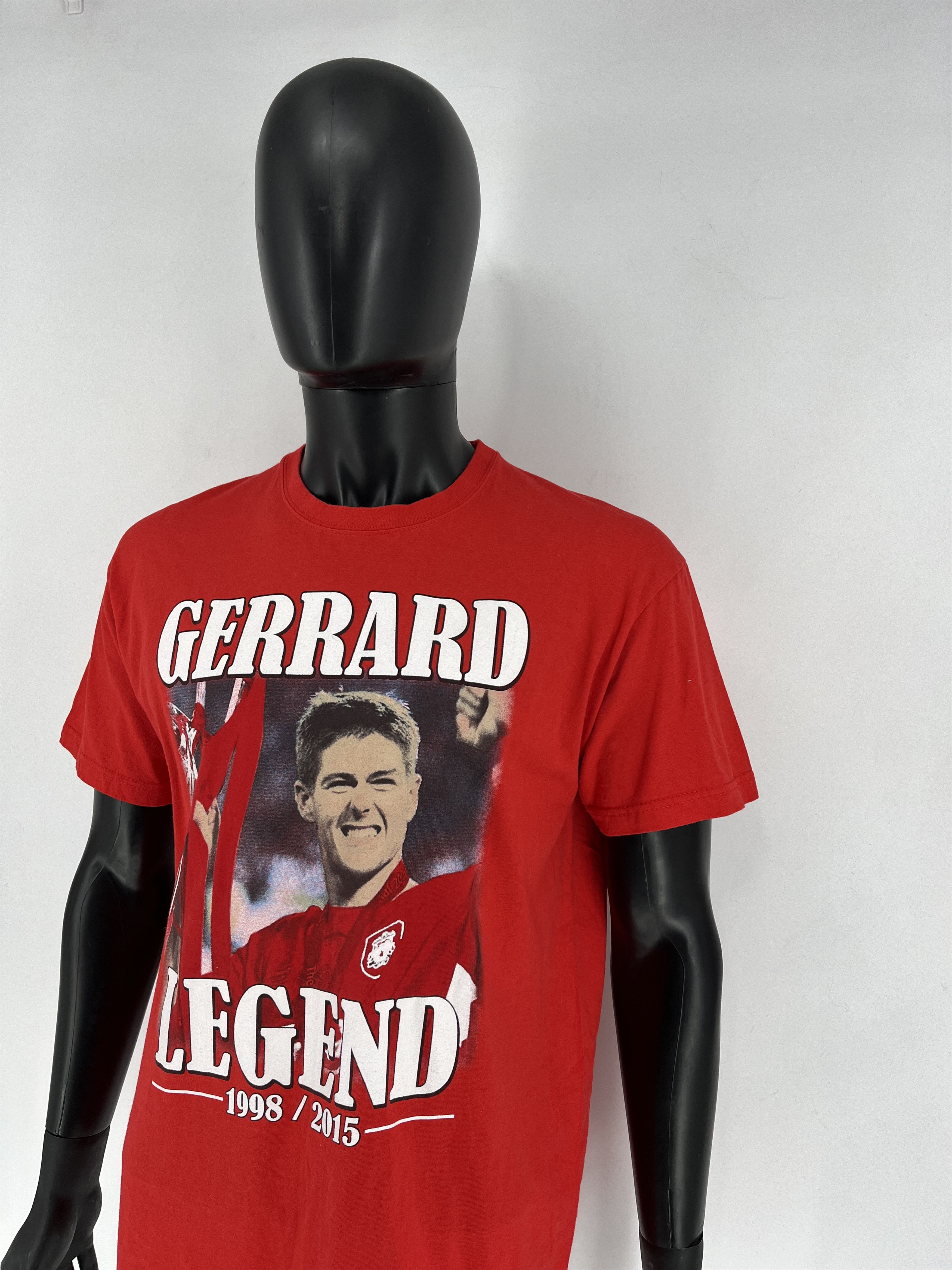 Other 00s Steven Gerrard Liverpool Shirt Vintage Football Jersey Size US L / EU 52-54 / 3 - 4 Thumbnail