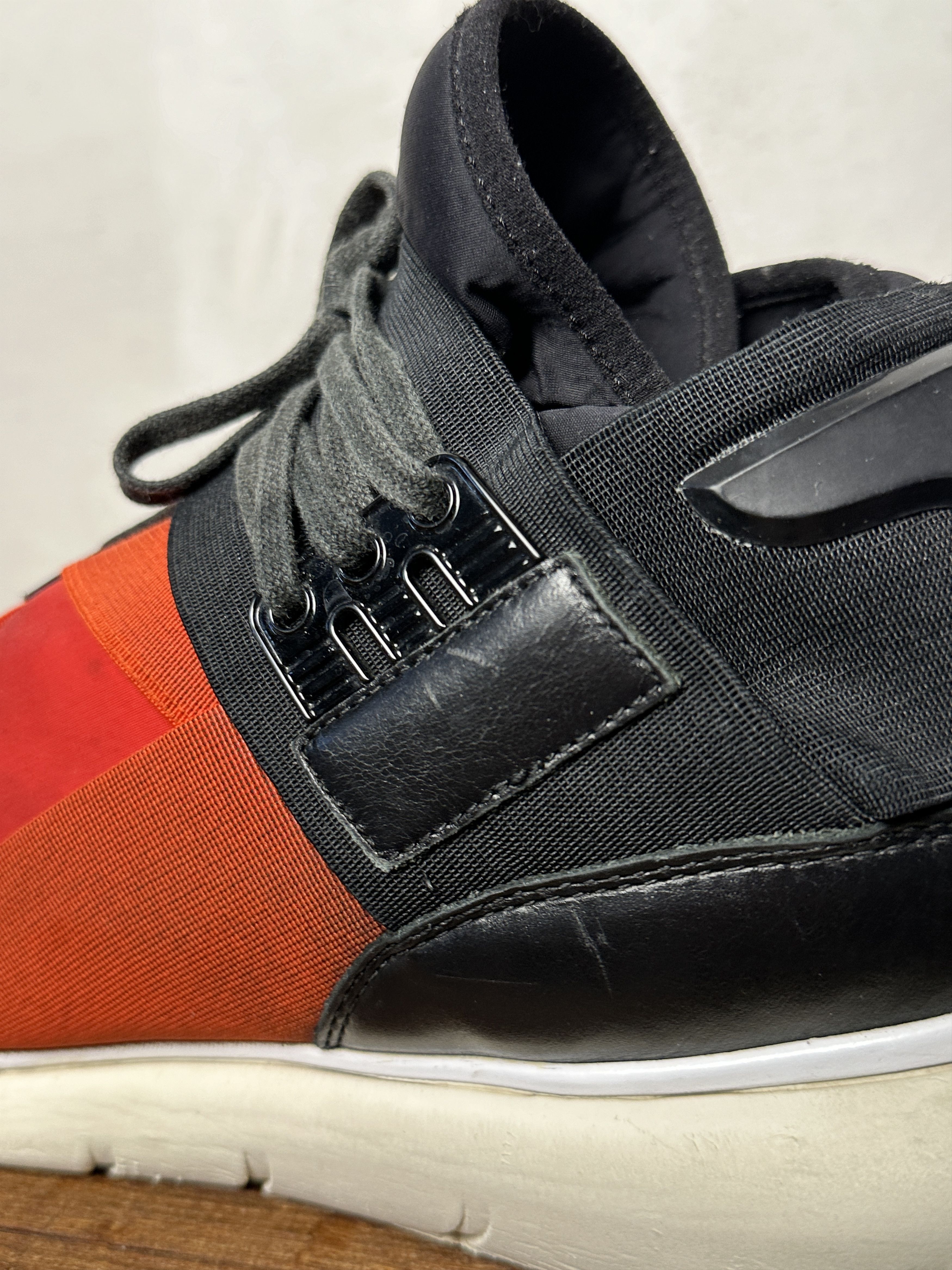 Adidas Y-3 Qasa High Red Black Size US 11.5 / EU 44-45 - 19 Thumbnail