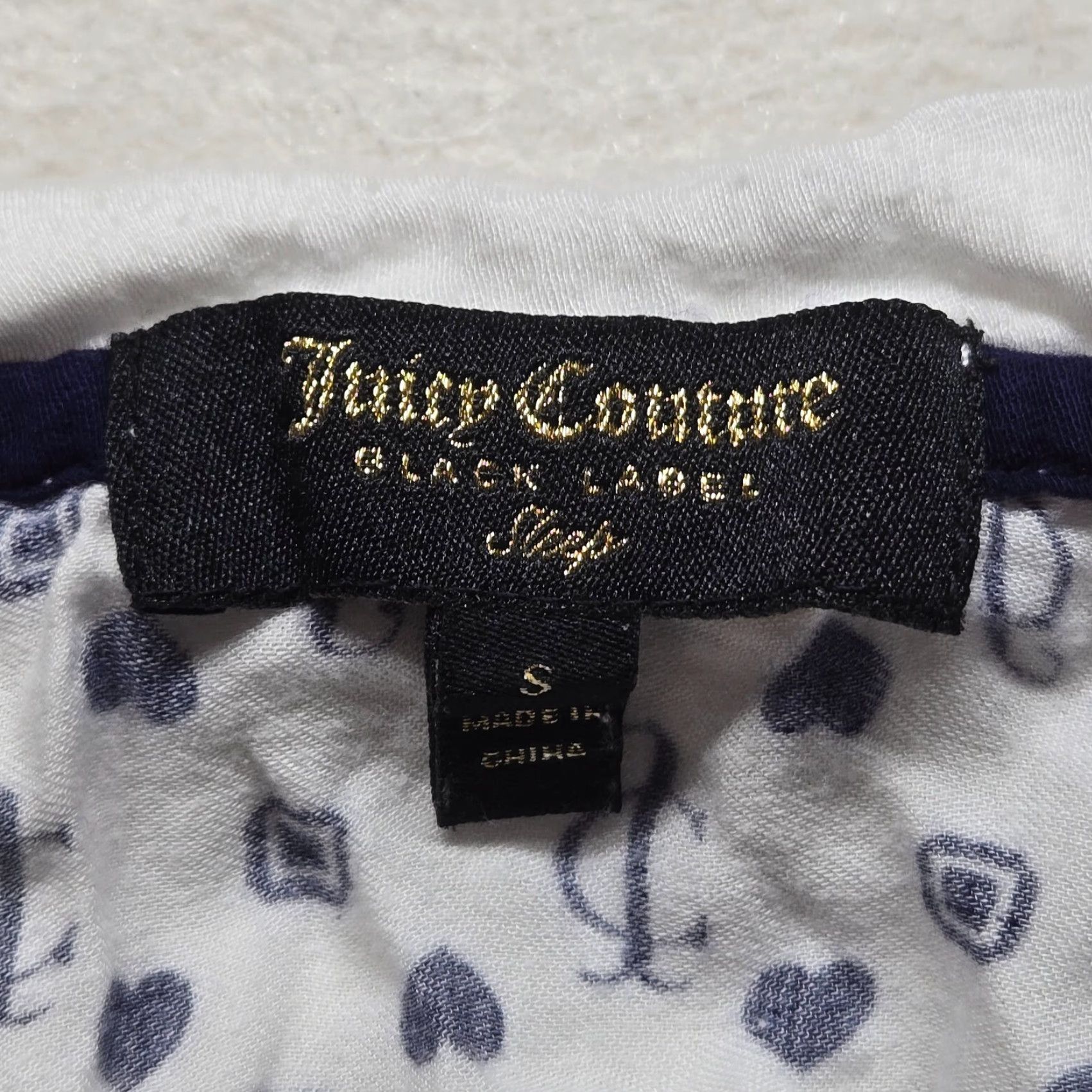 Juicy Couture Juicy Couture Shirt Women's S White Collared Button Up Pajama Sleepwear Sleepshirt Short Sleeve 90s? Size S / US 4 / IT 40 - 3 Thumbnail