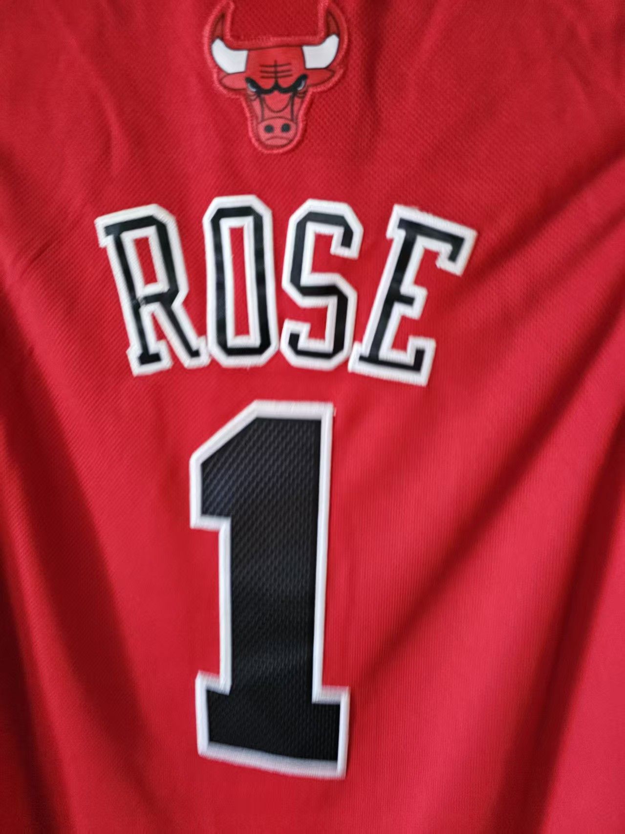 NBA Bulls 1 Derrick Rose Jersey Red L Size US L / EU 52-54 / 3 - 4 Thumbnail