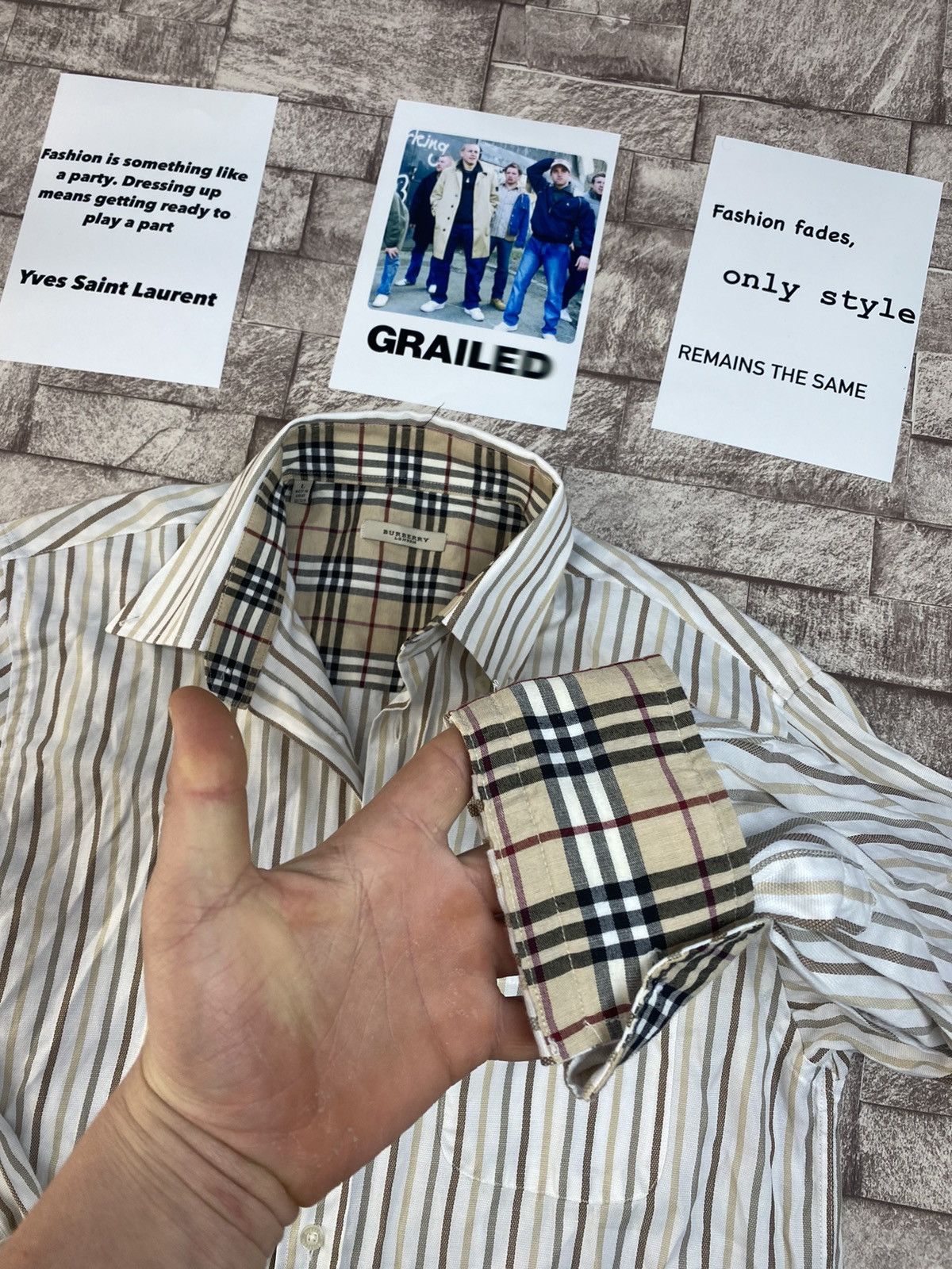 Burberry VINTAGE FLANNEL by Travis Scott style BURBERRY Size US L / EU 52-54 / 3 - 9 Thumbnail