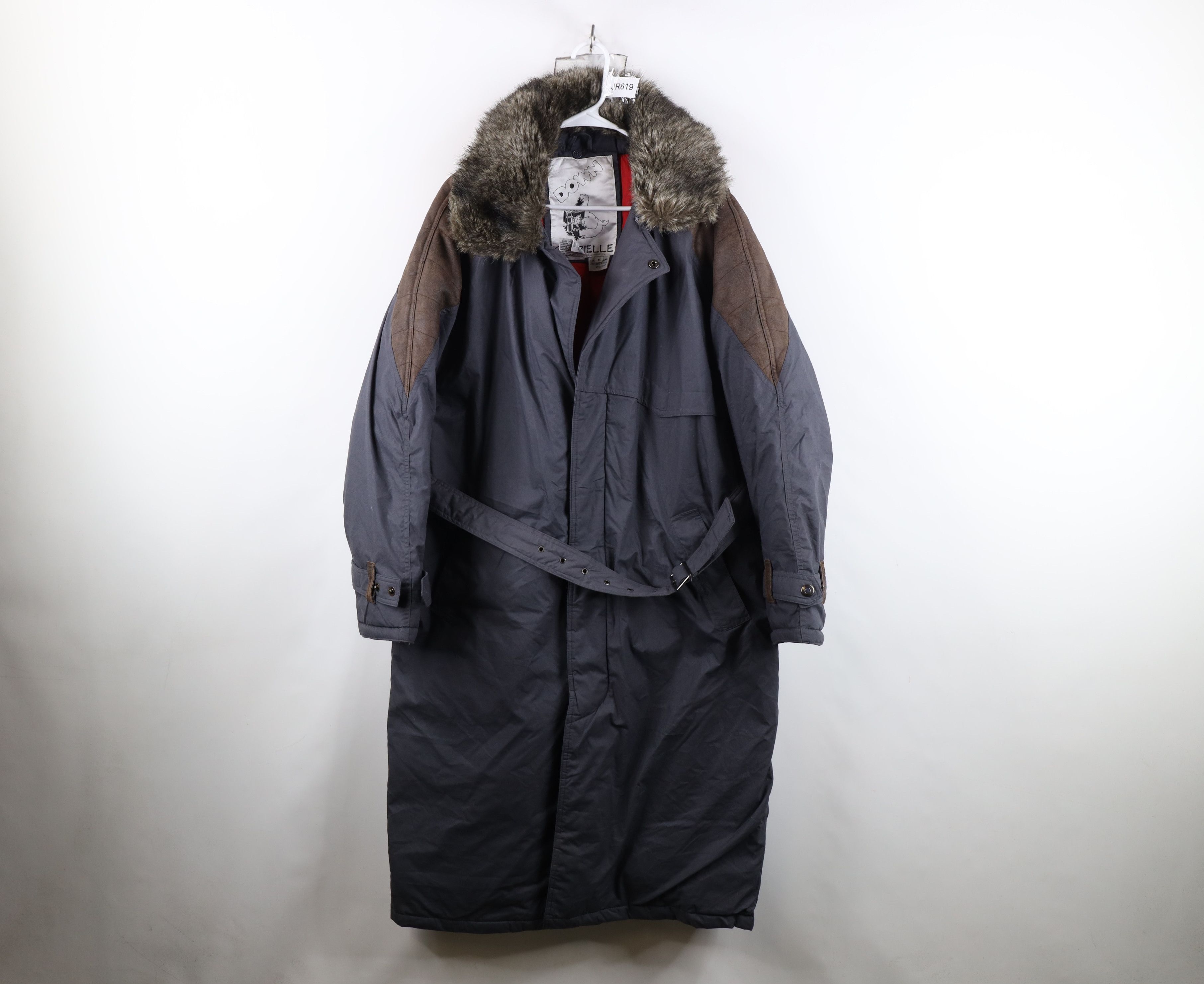 Vintage Vintage 90s Streetwear Duck Down Trench Coat Puffer Jacket Size US M / EU 48-50 / 2 - 1 Thumbnail