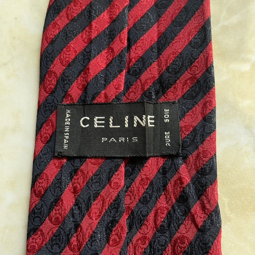 Celine Vintage Celine Stripe Ties Size ONE SIZE - 4 Thumbnail
