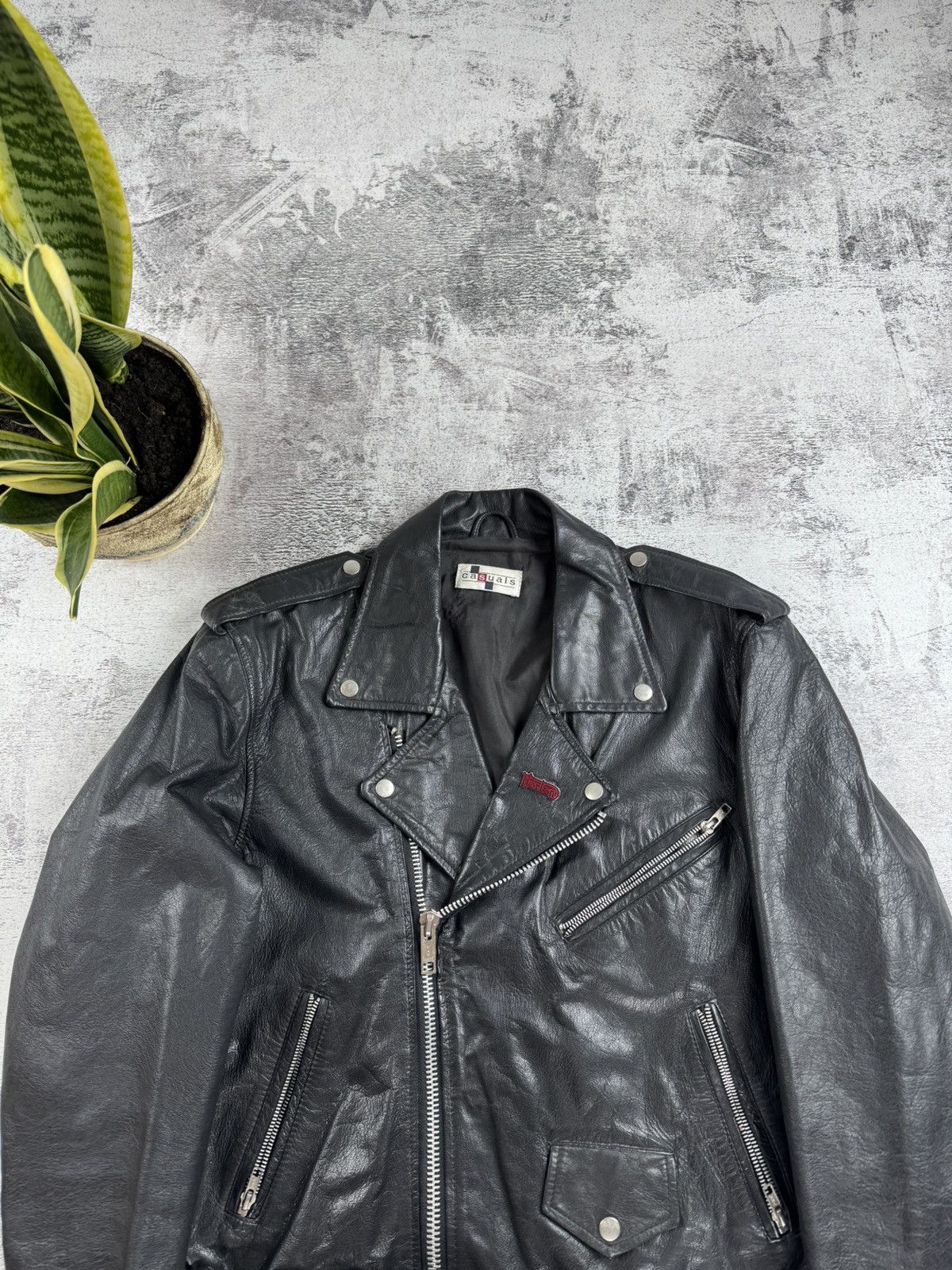 Genuine Leather Tyla Tiger Tailz Wildhearts Punk Real Racing Custom Jacket Size US M / EU 48-50 / 2 - 15 Thumbnail
