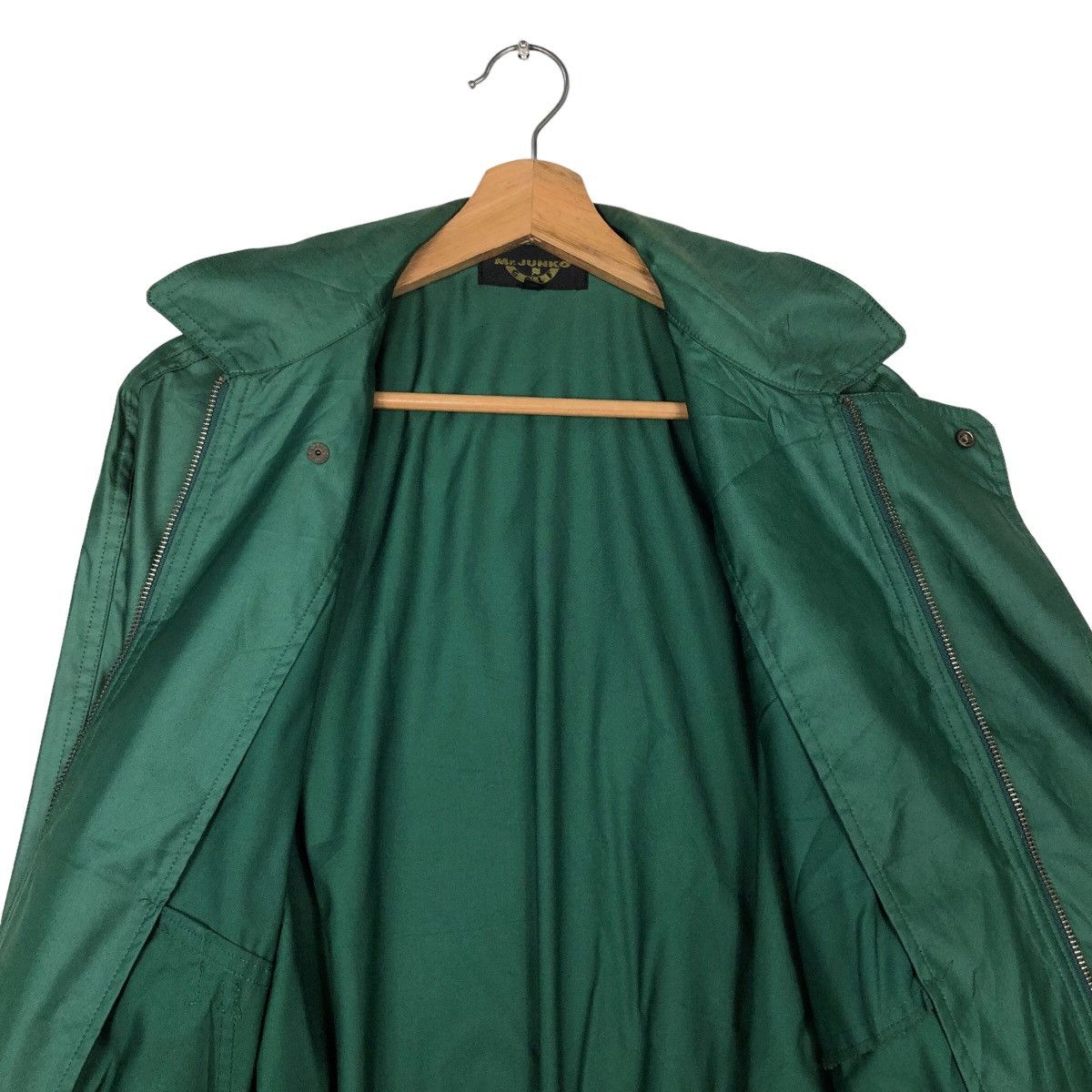 Japanese Brand 🔥Rich Green Vintage Bomber Jacket Nylon Mr Junko Japan Size US M / EU 48-50 / 2 - 14 Thumbnail