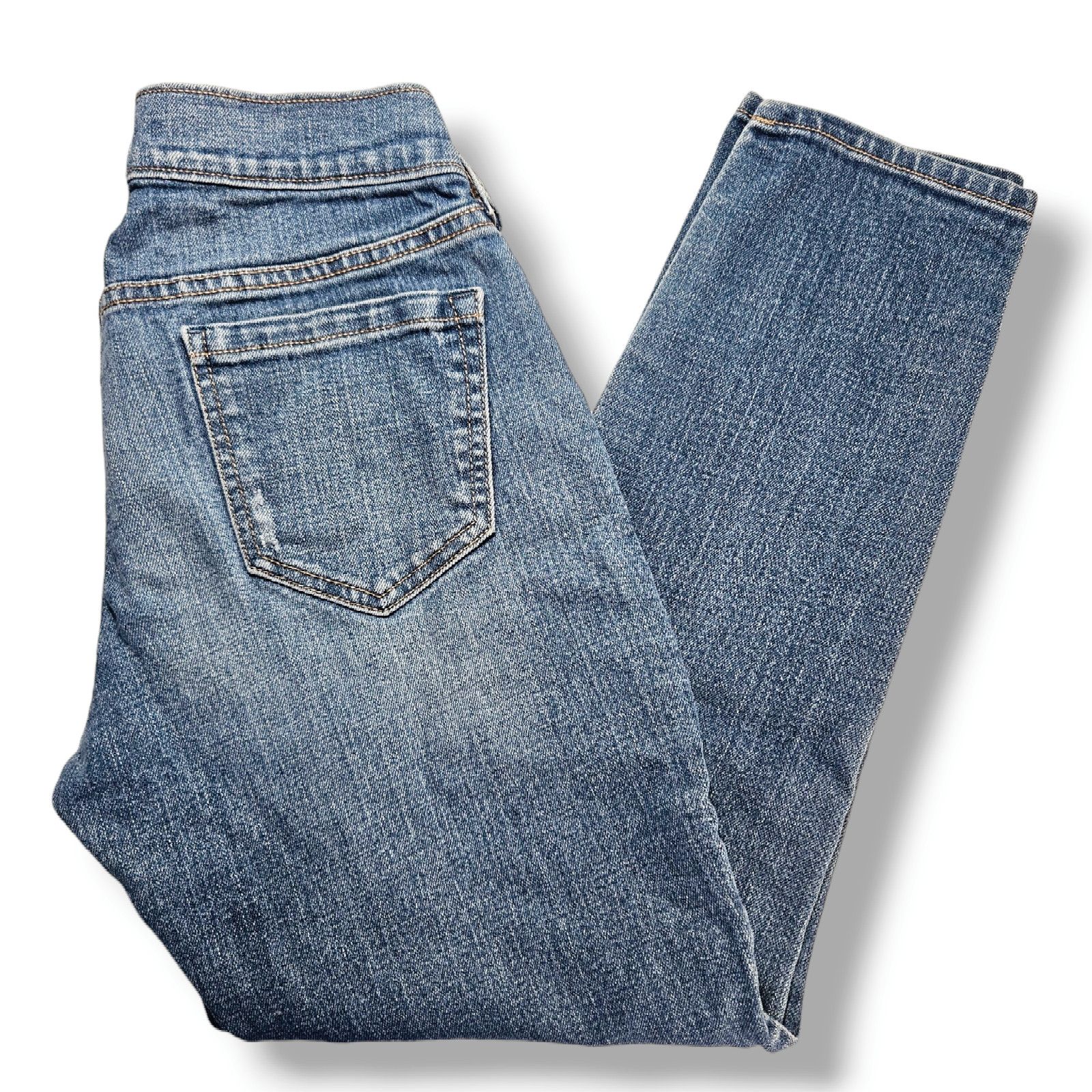 Old Navy EUC Old Navy Distressed Boyfriend Skinny Jeans Sz. 0 Regular Size 25" / US 0 / IT 36 - 1 Thumbnail