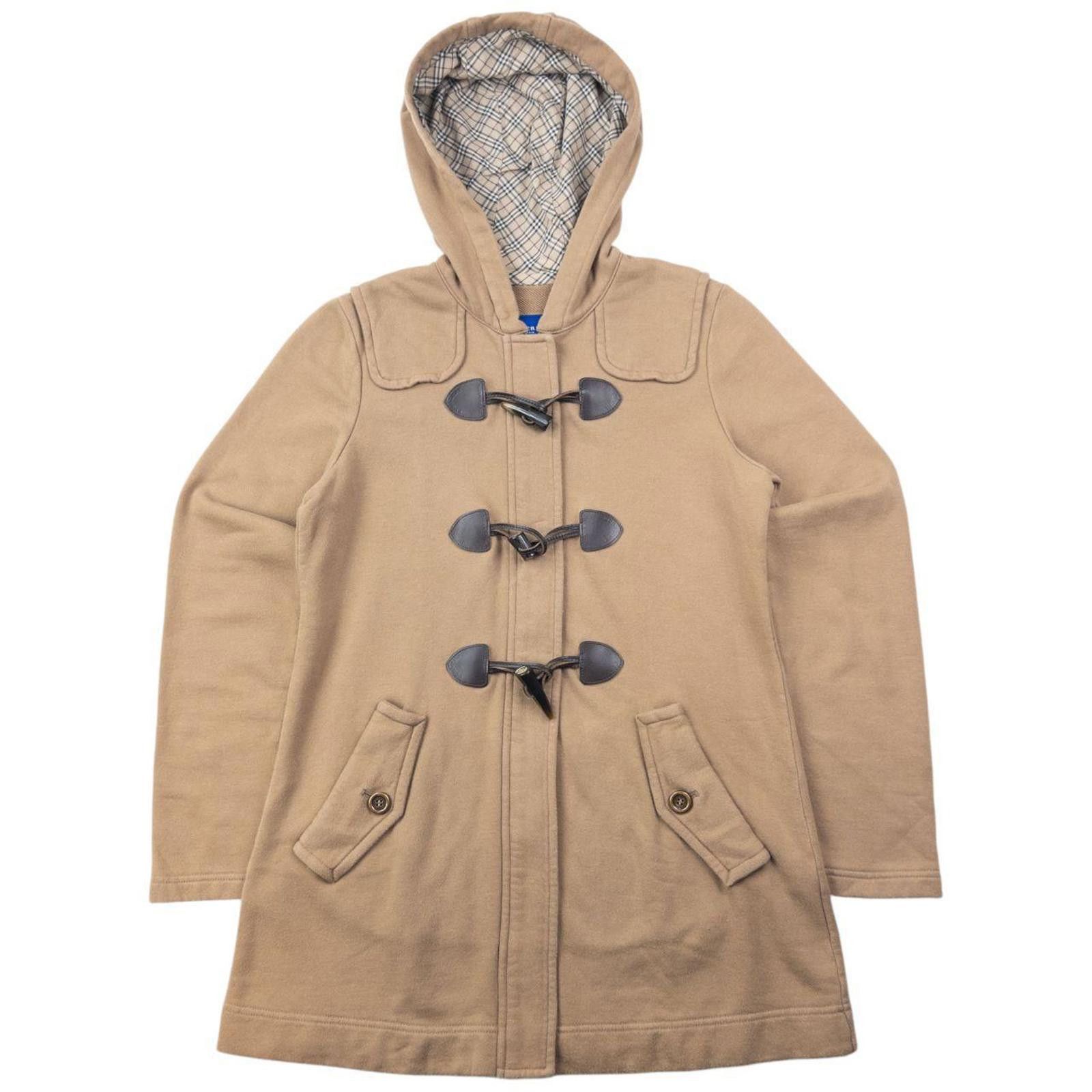 Burberry Vintage 2000s Burberry Blue Label Duffel Jacket Womens M Size US S / EU 44-46 / 1 - 1 Thumbnail