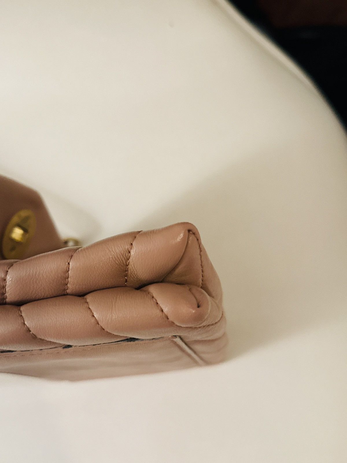 Tory Burch Tory Burch Kira Chevron Quilted Chain in pink leather bag Size ONE SIZE - 4 Thumbnail