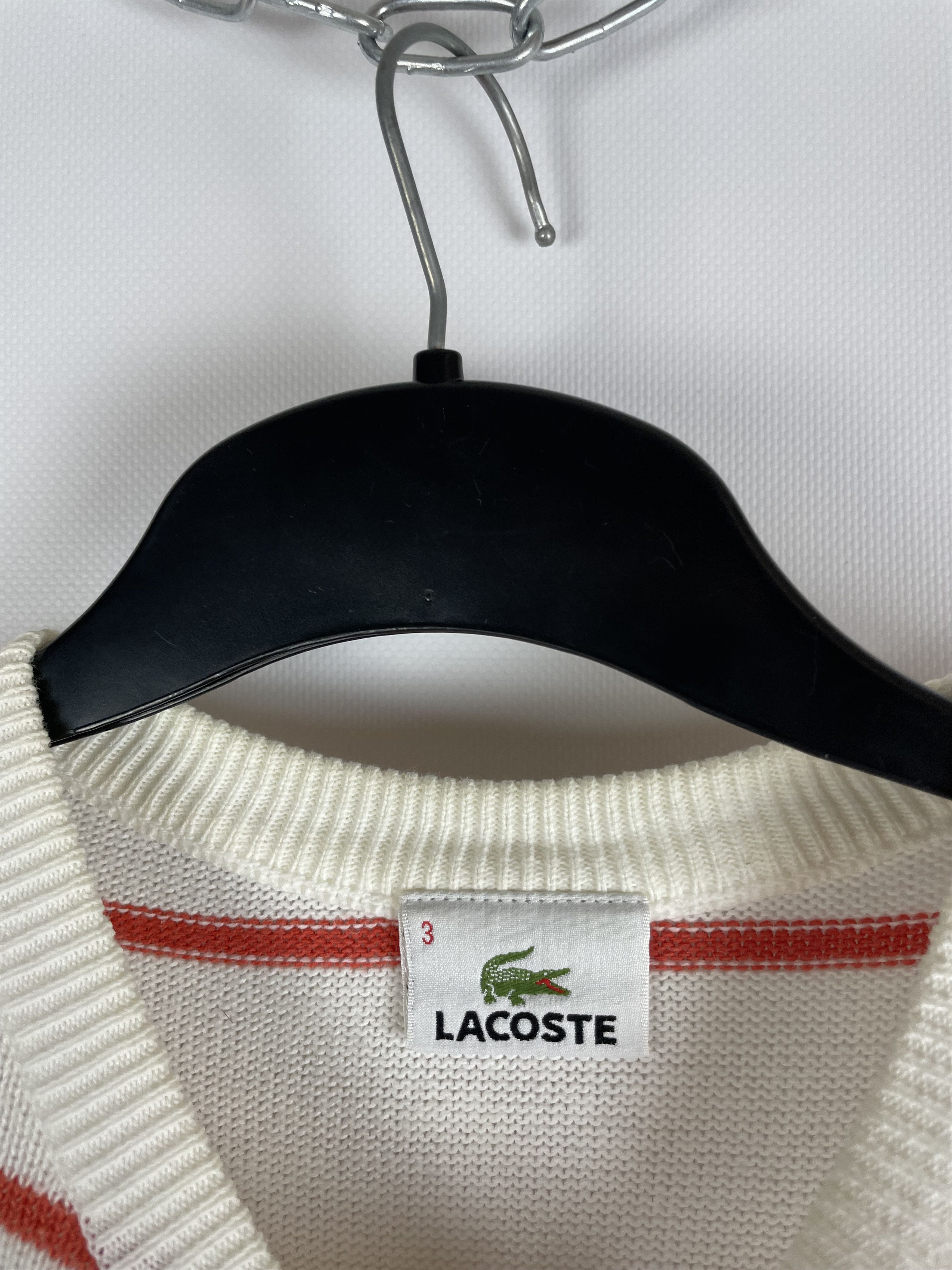 Lacoste Lacoste Vintage Check Knit Sweater Size US L / EU 52-54 / 3 - 5 Thumbnail