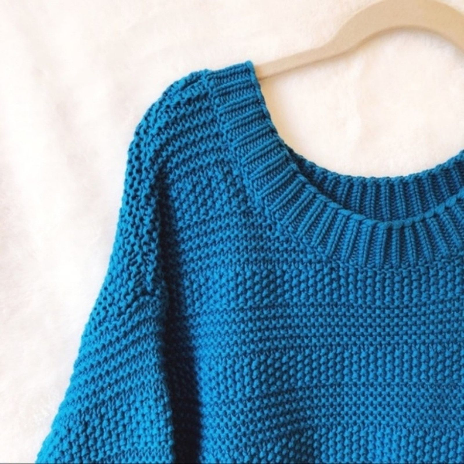 Loft LOFT Blue Stitch Stripe Sweater Size S / US 4 / IT 40 - 5 Thumbnail