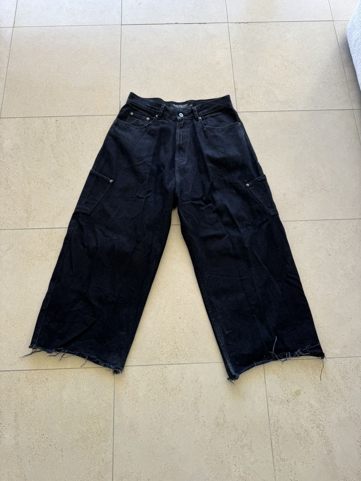 fait par lui black bomber denim