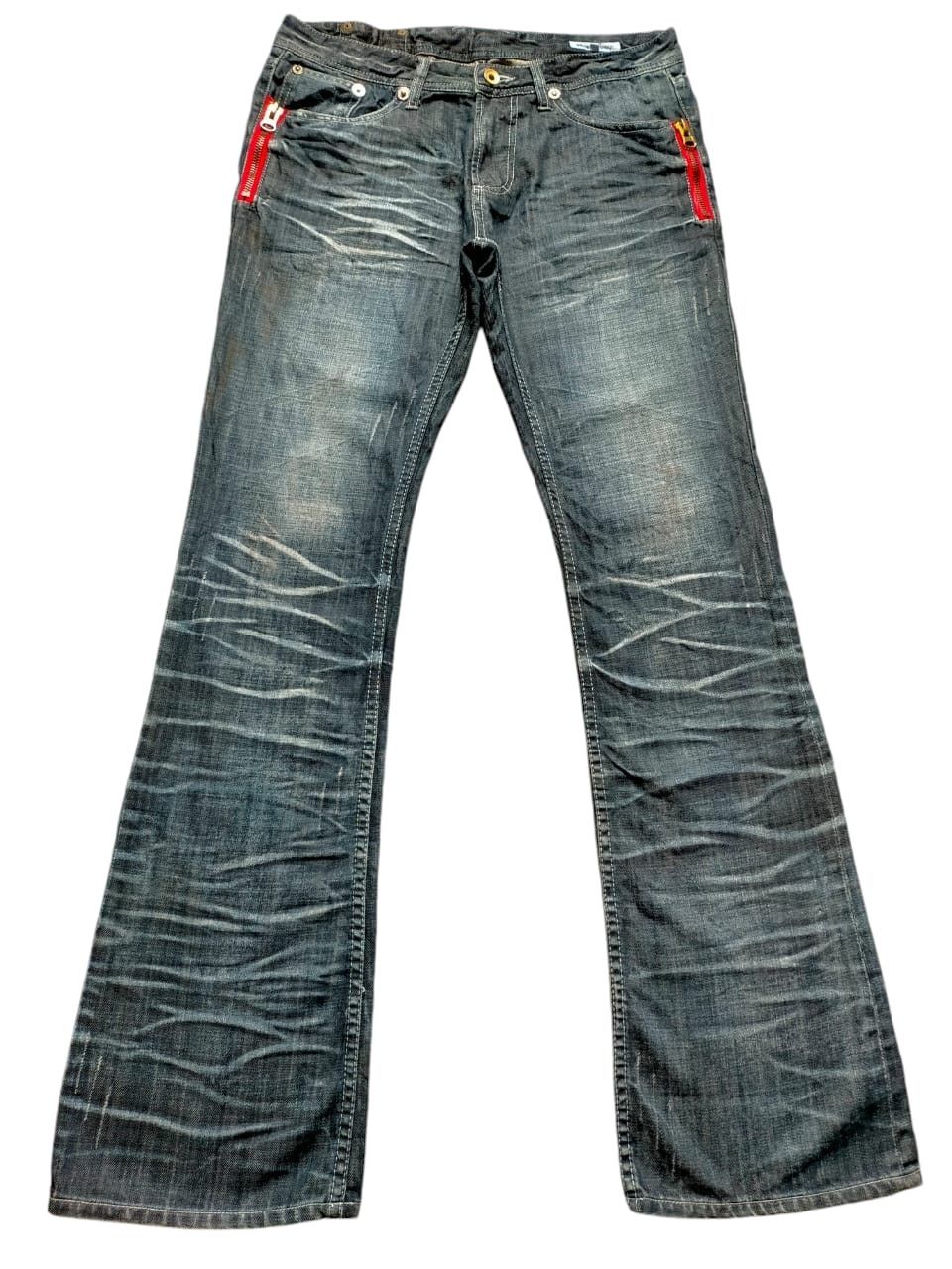 If Six Was Nine Flare Jeans Semantic Design Multipocket Zipped Boot cut Size US 33 - 1 Thumbnail