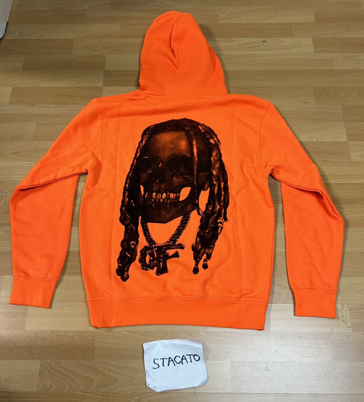 OTF × Revenge Lil Durk XL Revenge X OTF Lil Durk Hoodie Men's Size XL Black Skeleton