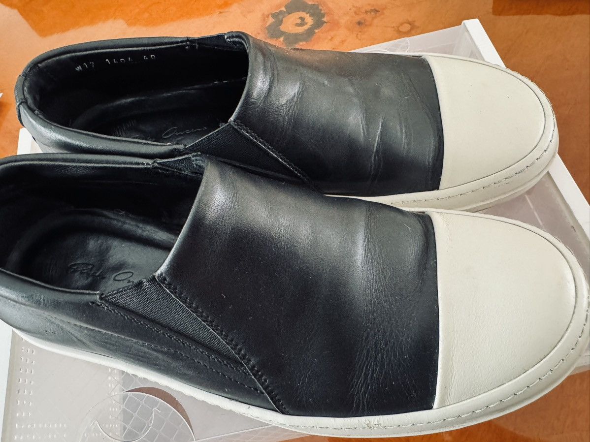 image of Rick Owens Boat Shoes in Black, Men's (Size 7)