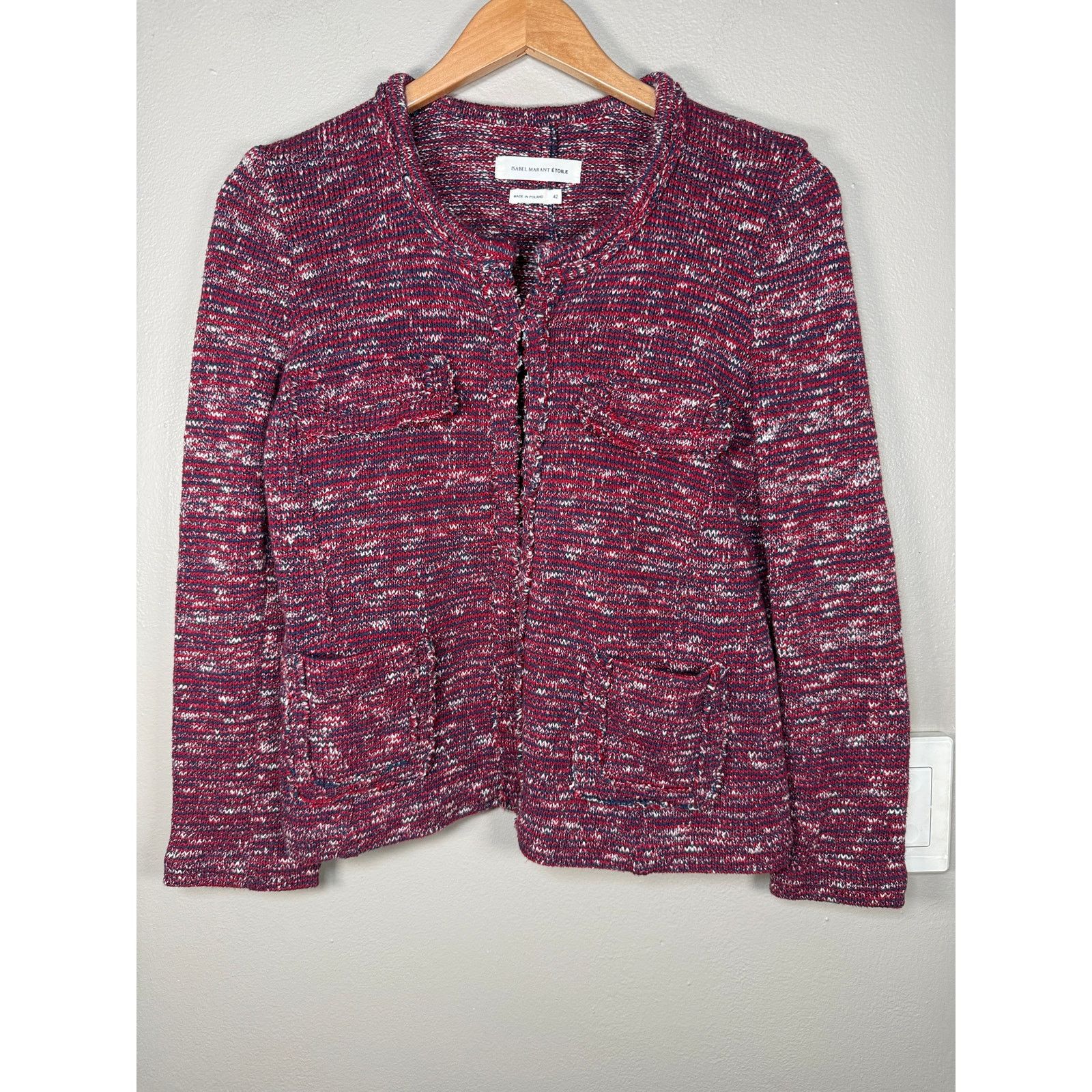 Isabel Marant Etoile Isabel Marant Etoile Ariana Tweed Boucle Jacket $450 size 42 Size L / US 10 / IT 46 - 4 Thumbnail