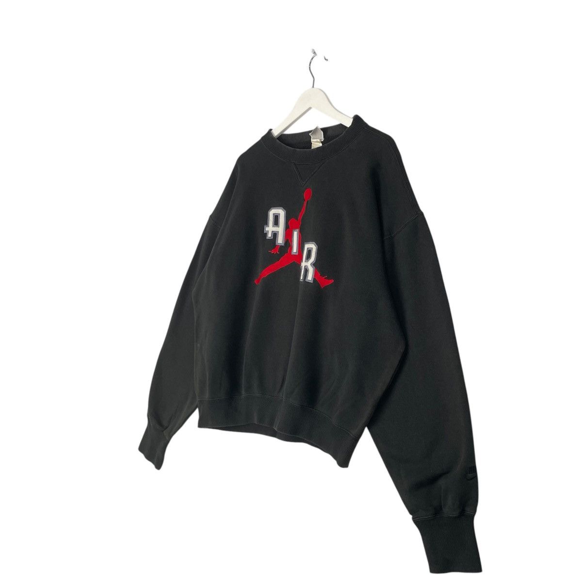 Designer × Vintage Vintage Hoodie/sweater NIKE AIR JORDAN Jumpman Big Logo Size US XL / EU 56 / 4 - 2 Thumbnail