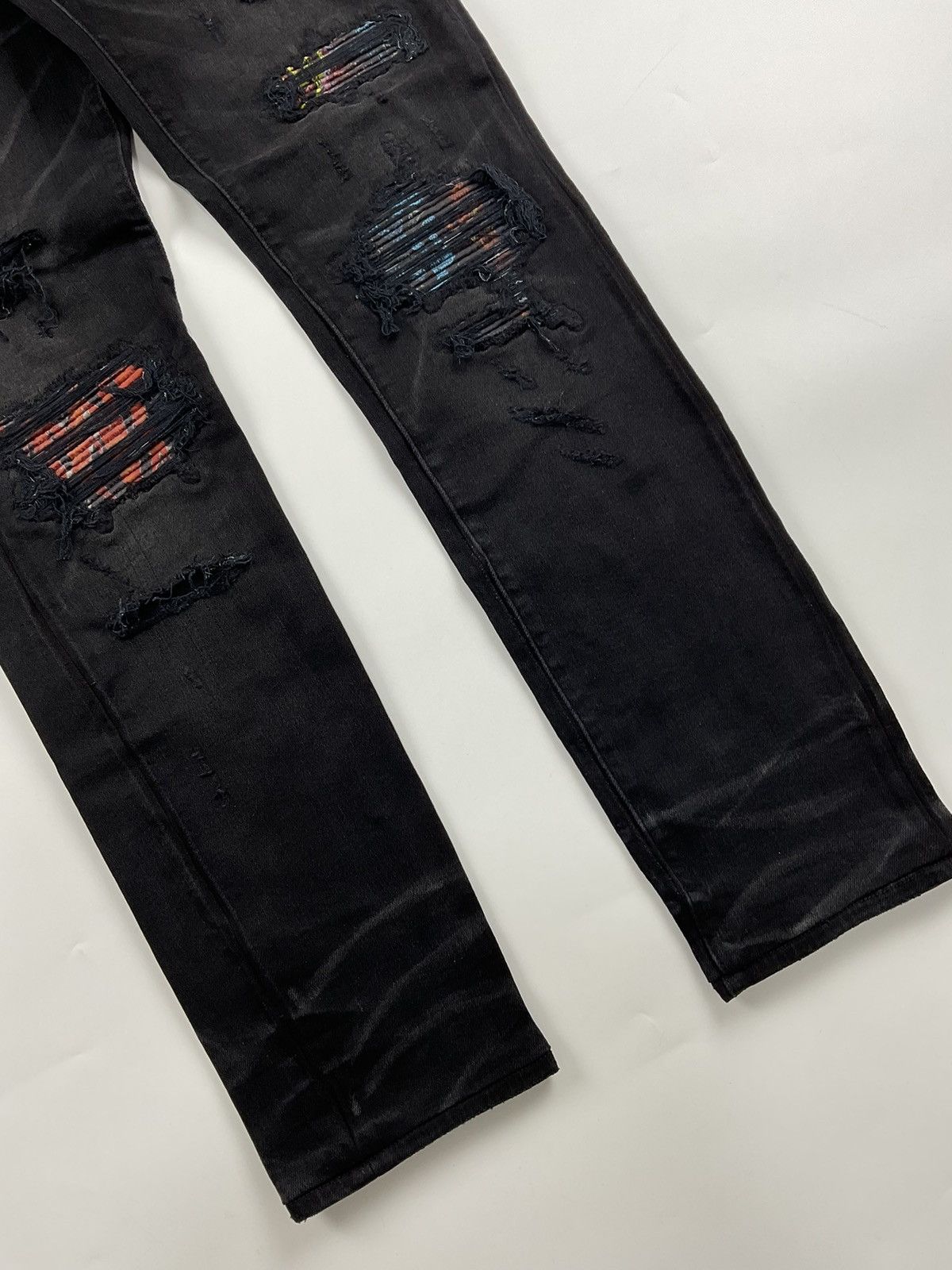 Amiri Amiri MX1 Vintage Tee Animation Patch Jeans Size US 33 - 6 Thumbnail