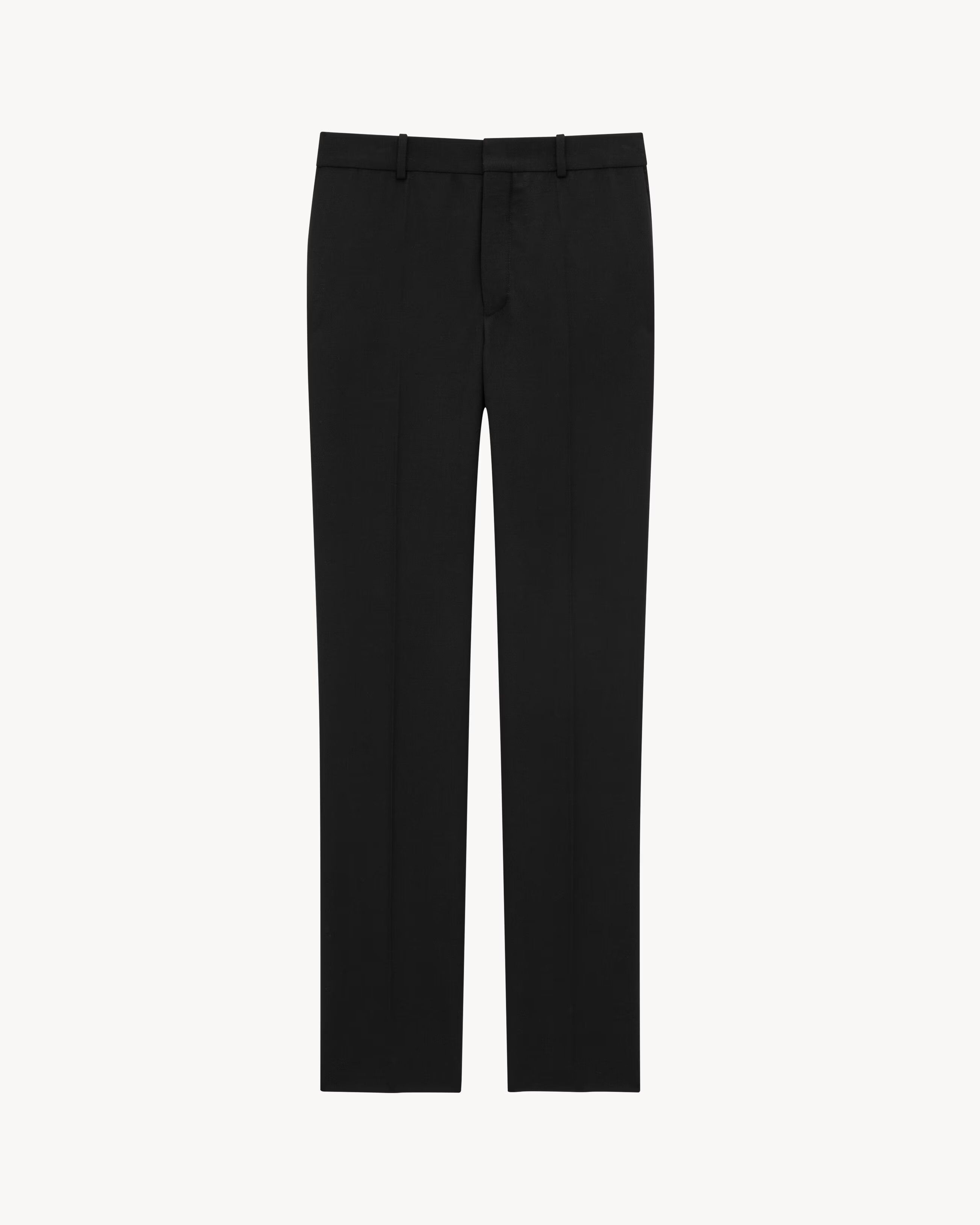 Saint Laurent Paris Saint Laurent Gabardine Black Slim Suit 48 NWT Size 48R - 3 Thumbnail